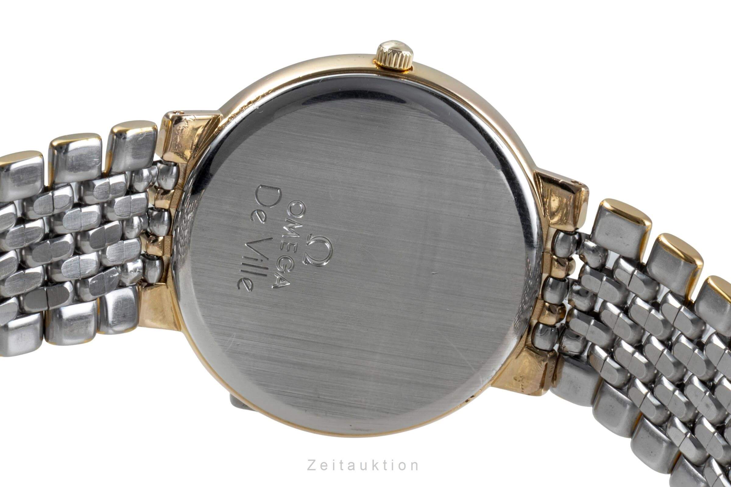 Omega De Ville gilt / steel quartz men's watch 396.1012  [2502074]