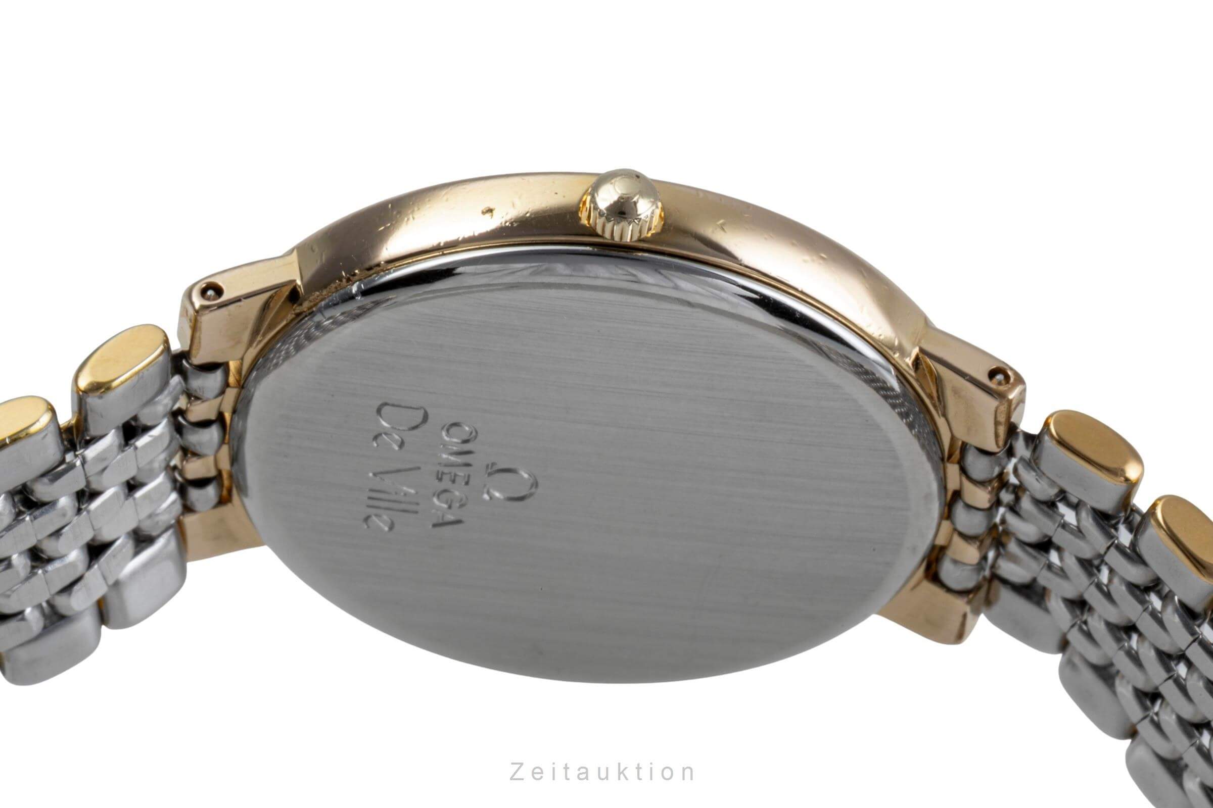 Omega De Ville gilt / steel quartz men's watch 396.1012  [2502074]