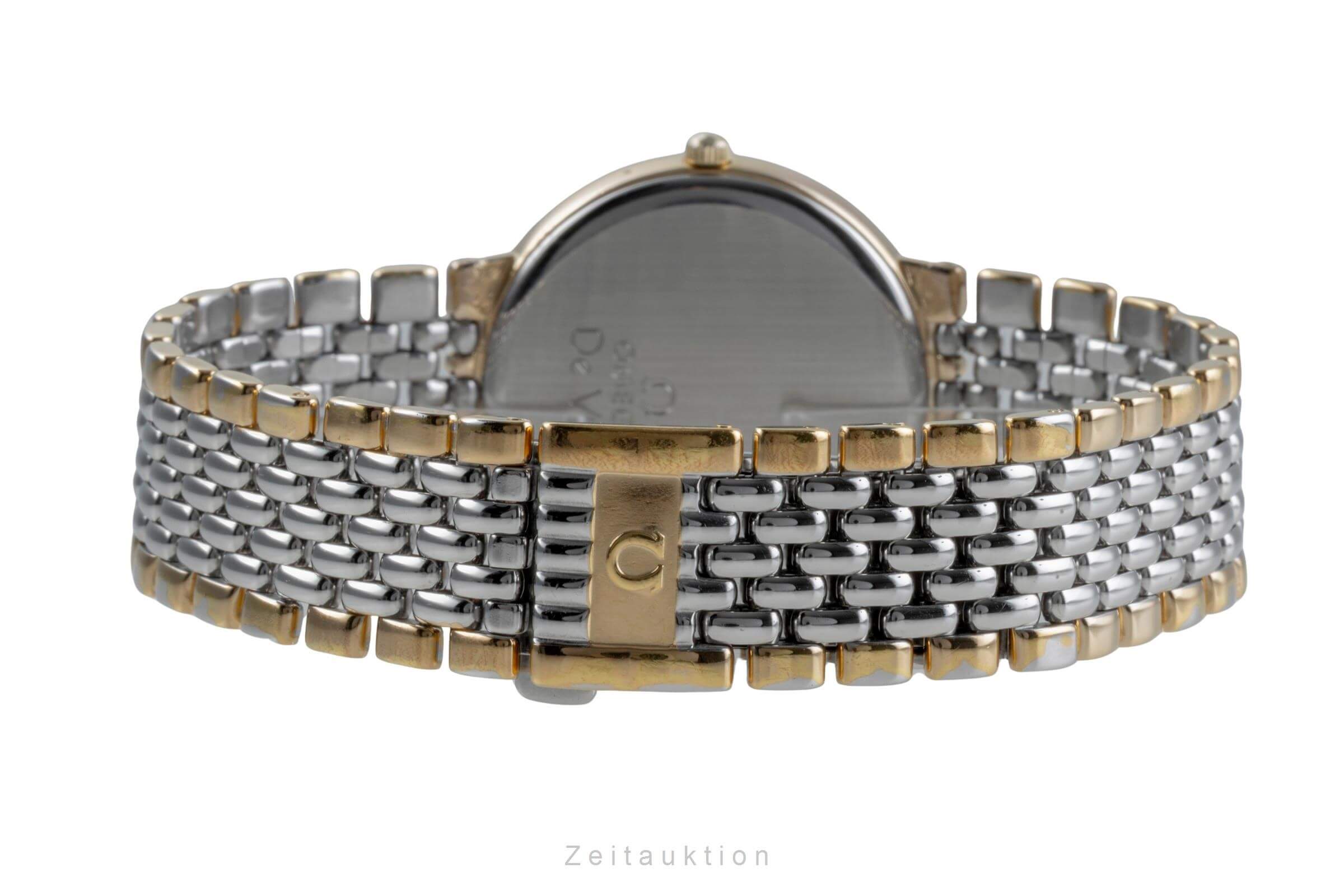 Omega De Ville gilt / steel quartz men's watch 396.1012  [2502074]