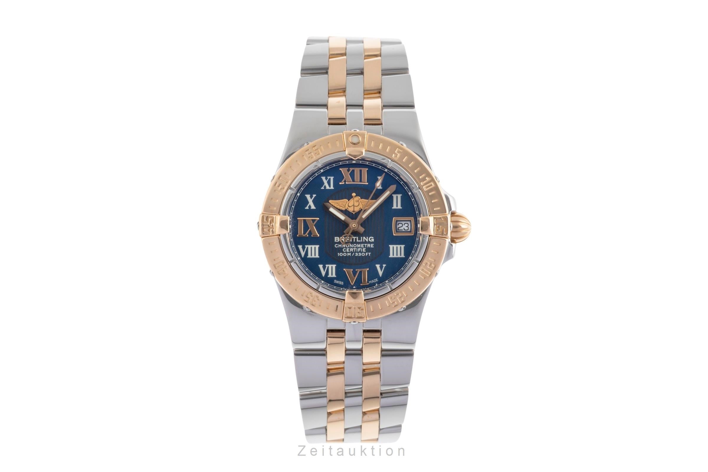 Breitling Galactic 30 Stahl / Gold Quarz Damenuhr Ref. C71340 Klassiker  [2502076]
