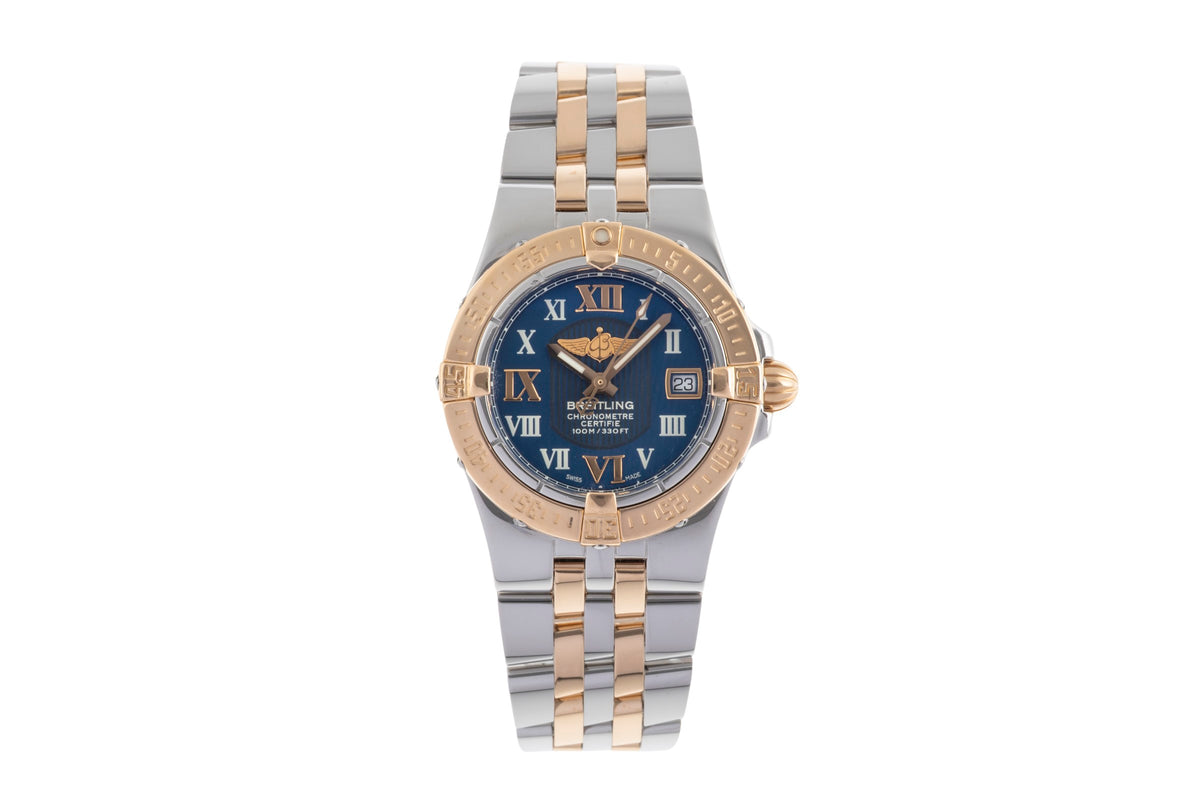 Breitling Galactic steel / gold quartz women's watch C71340   [2502076]