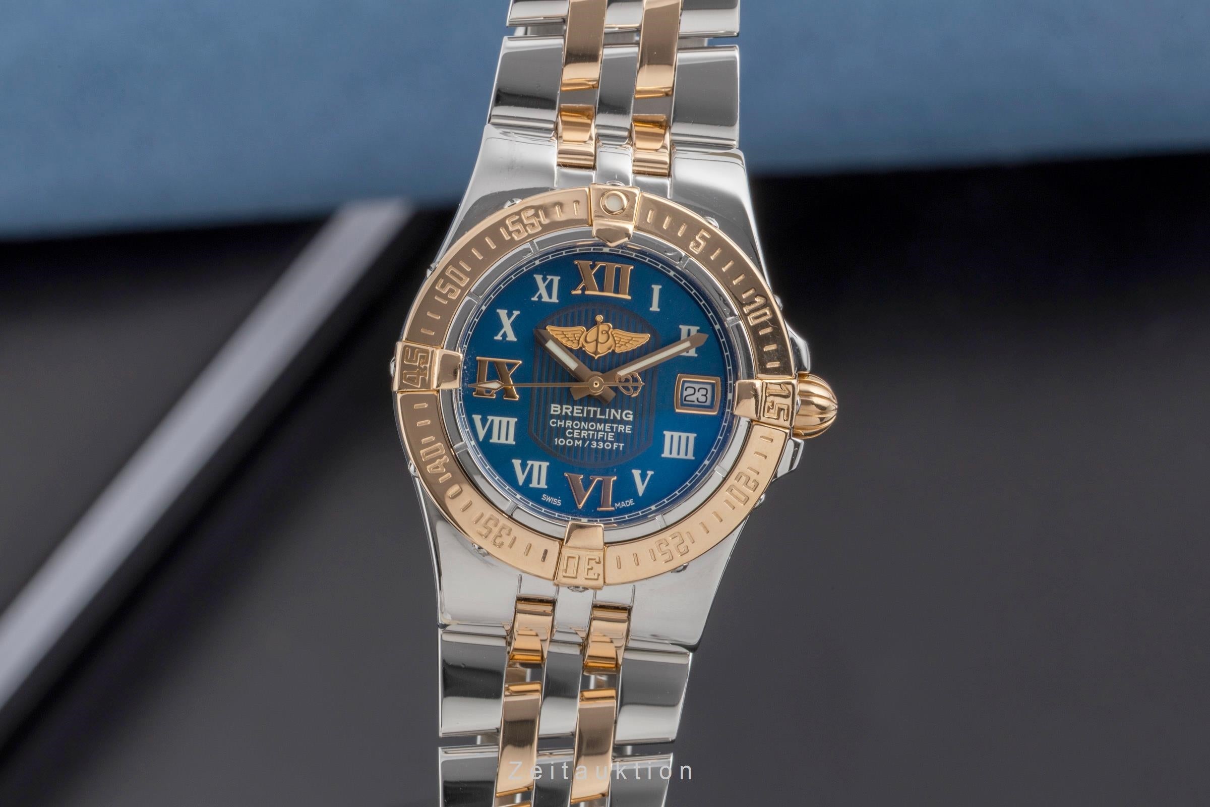 Breitling Galactic 30 Stahl / Gold Quarz Damenuhr Ref. C71340 Klassiker  [2502076]