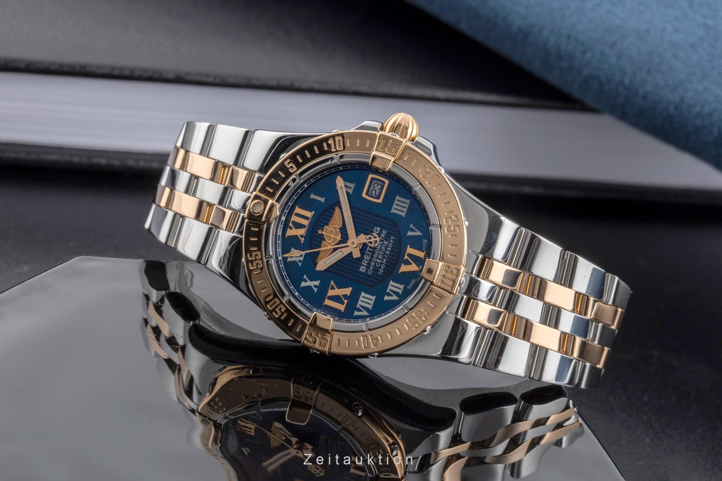 Breitling Galactic 30 Stahl / Gold Quarz Damenuhr Ref. C71340 Klassiker  [2502076]