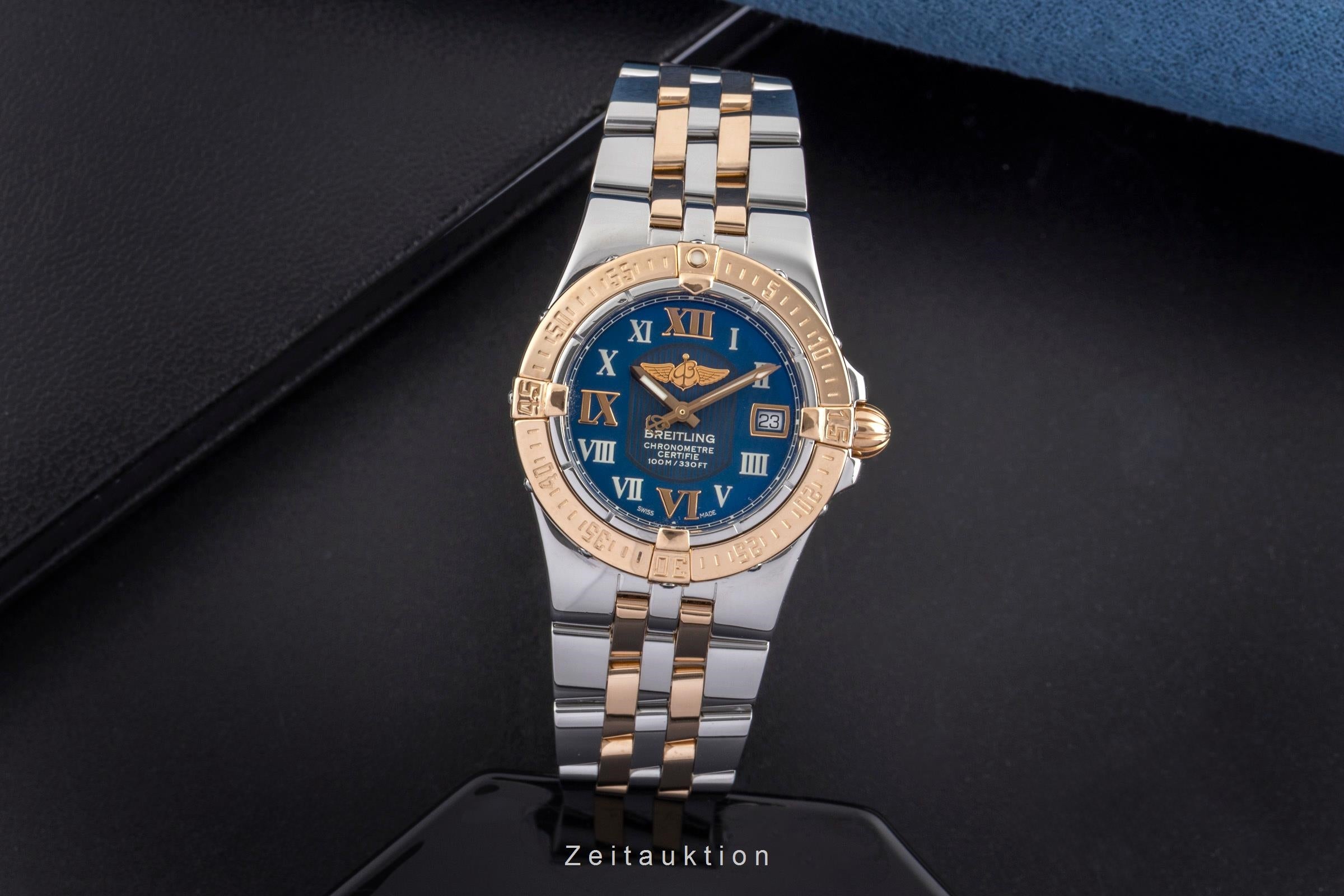 Breitling Galactic 30 Stahl / Gold Quarz Damenuhr Ref. C71340 Klassiker  [2502076]