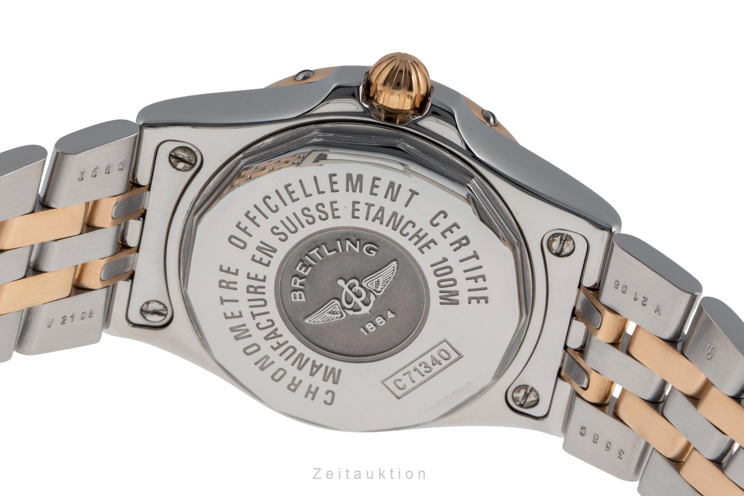Breitling Galactic 30 Stahl / Gold Quarz Damenuhr Ref. C71340 Klassiker  [2502076]