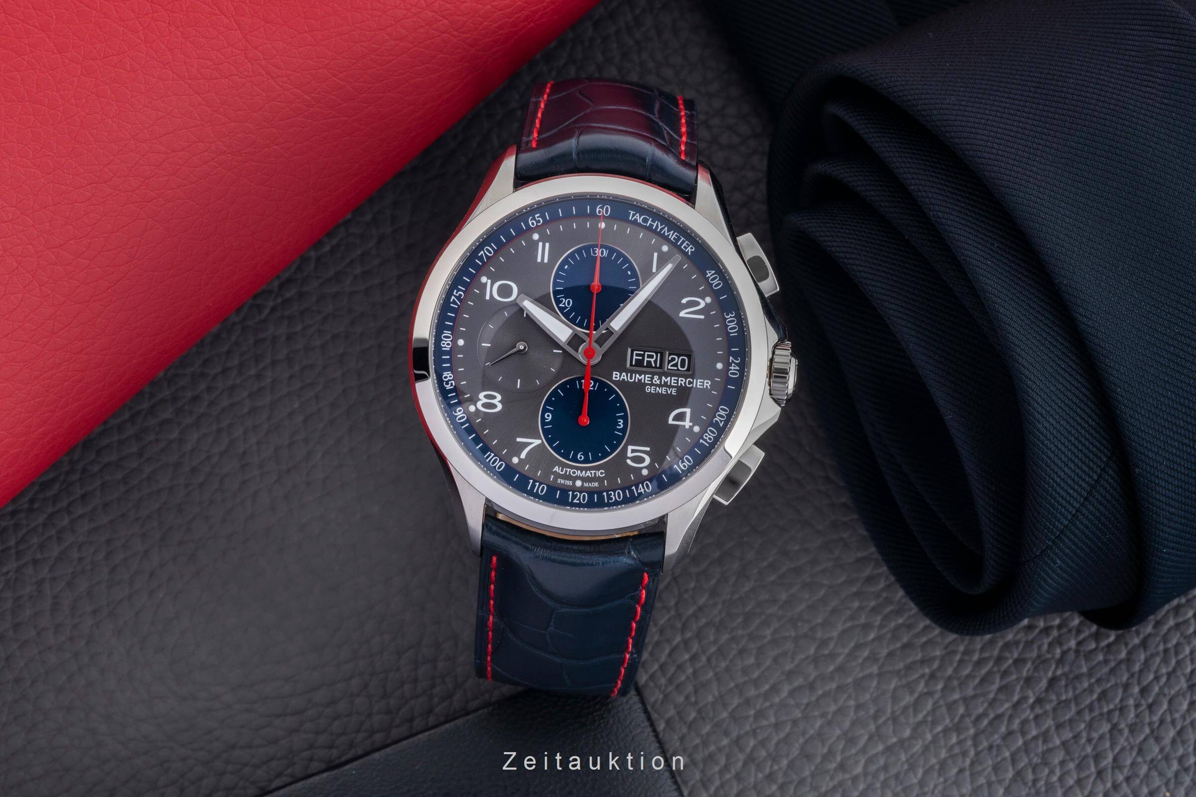 Baume & Mercier Clifton chronograph steel automatic men's watch MOA10370 65826  [2502080]