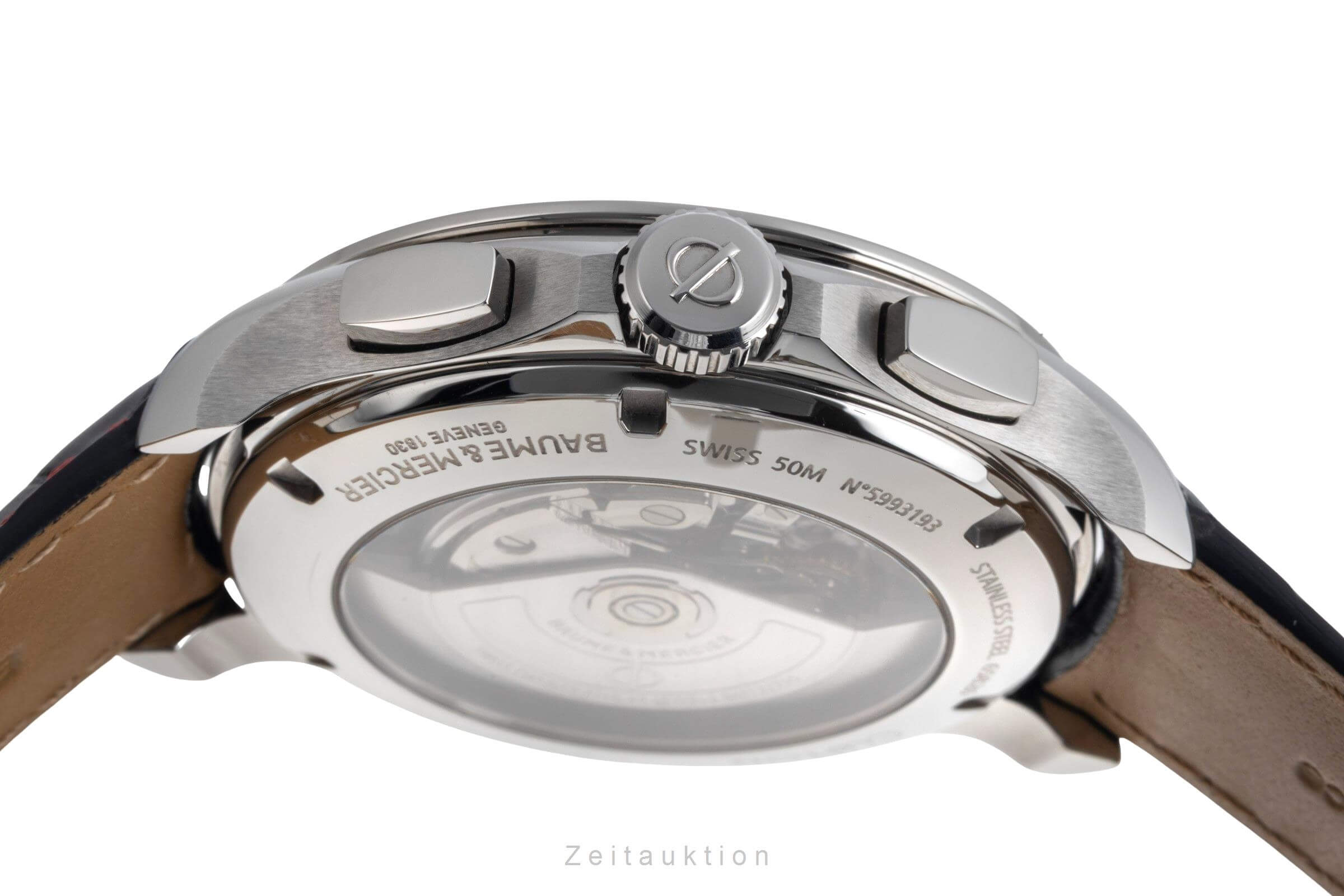 Baume & Mercier Clifton chronograph steel automatic men's watch MOA10370 65826  [2502080]