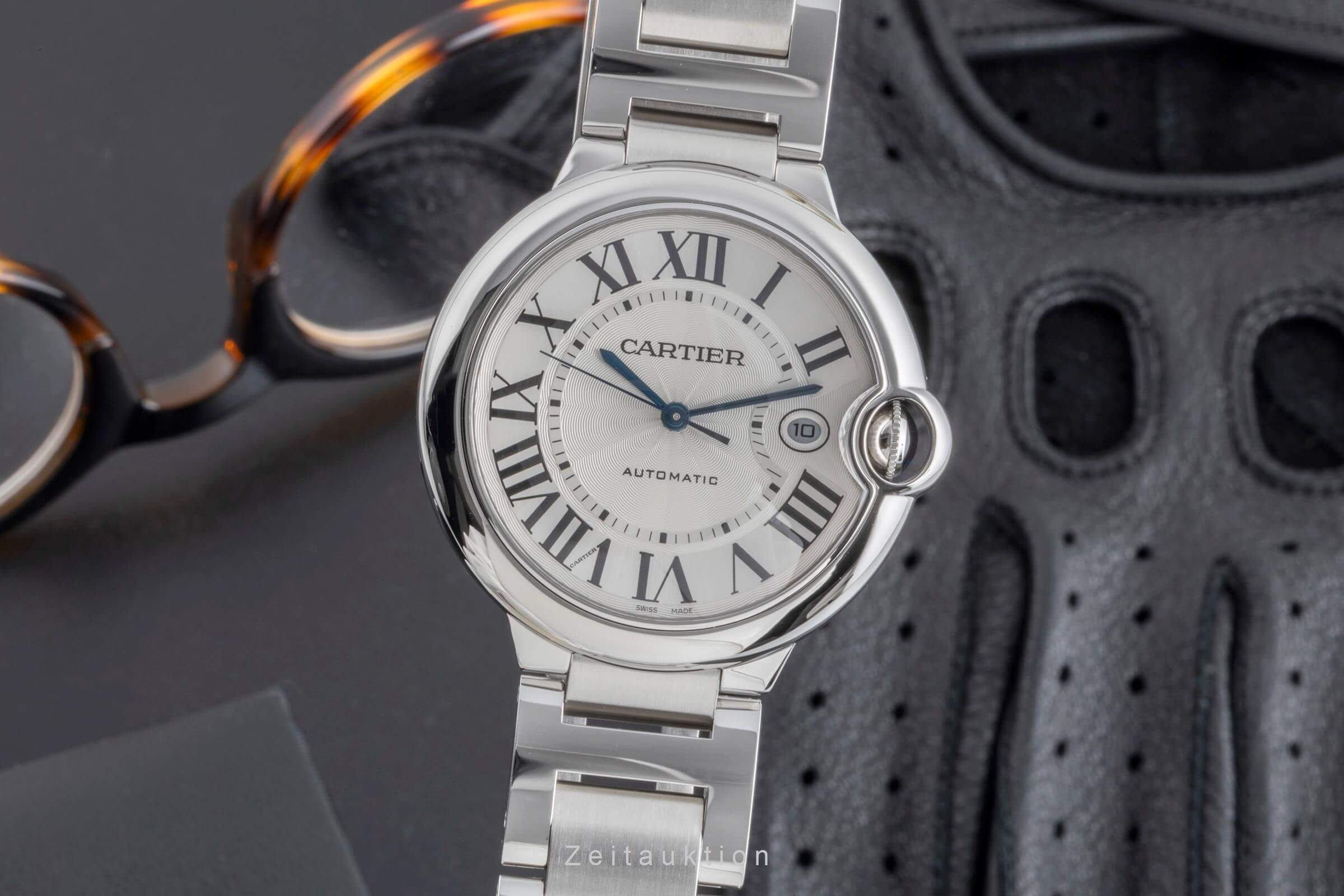 Cartier Ballon Bleu 腕時計 Cartier Ballon Bleu de Cartier steel automatic Kal. 1847 MC Ref