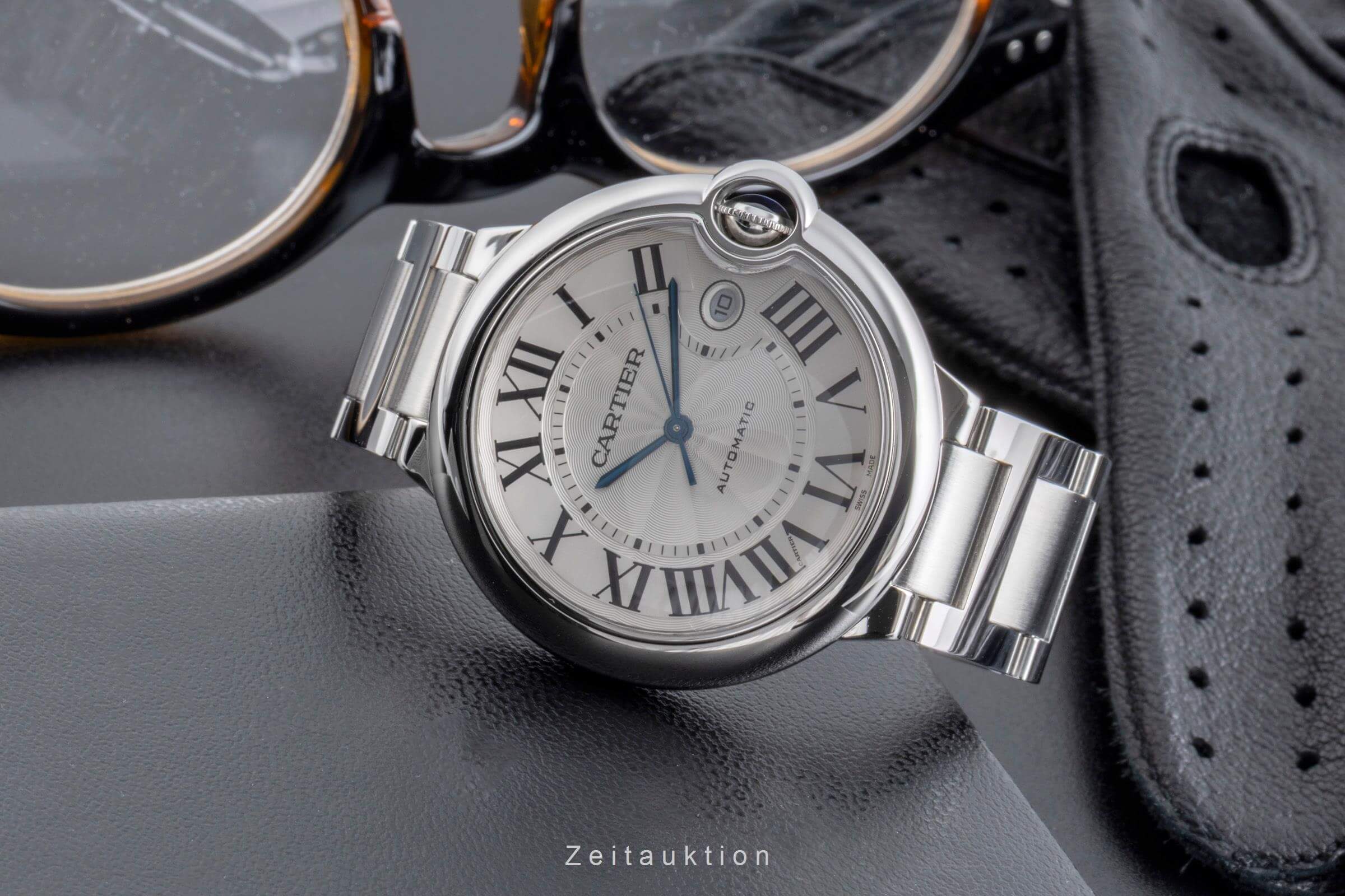 Cartier Ballon Bleu 自動巻き腕時計 Cartier Ballon Bleu de Cartier watch, 42 mm. Mechanical movement