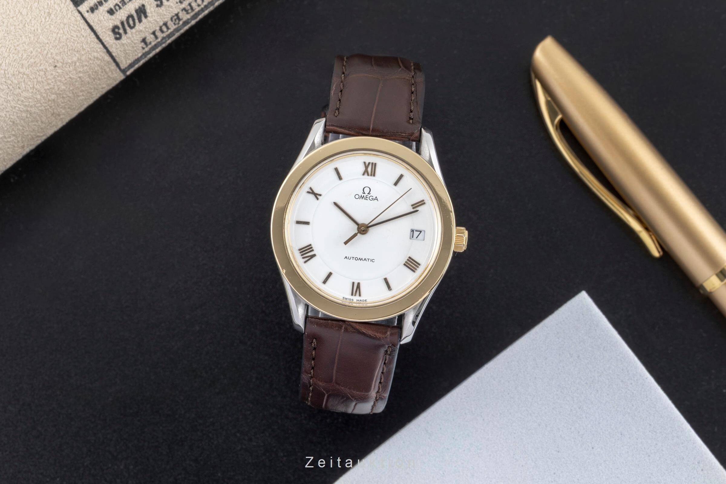 Omega Speedmaster acero / oro automático reloj para caballeros 166.0285  366.0885  [2502096]