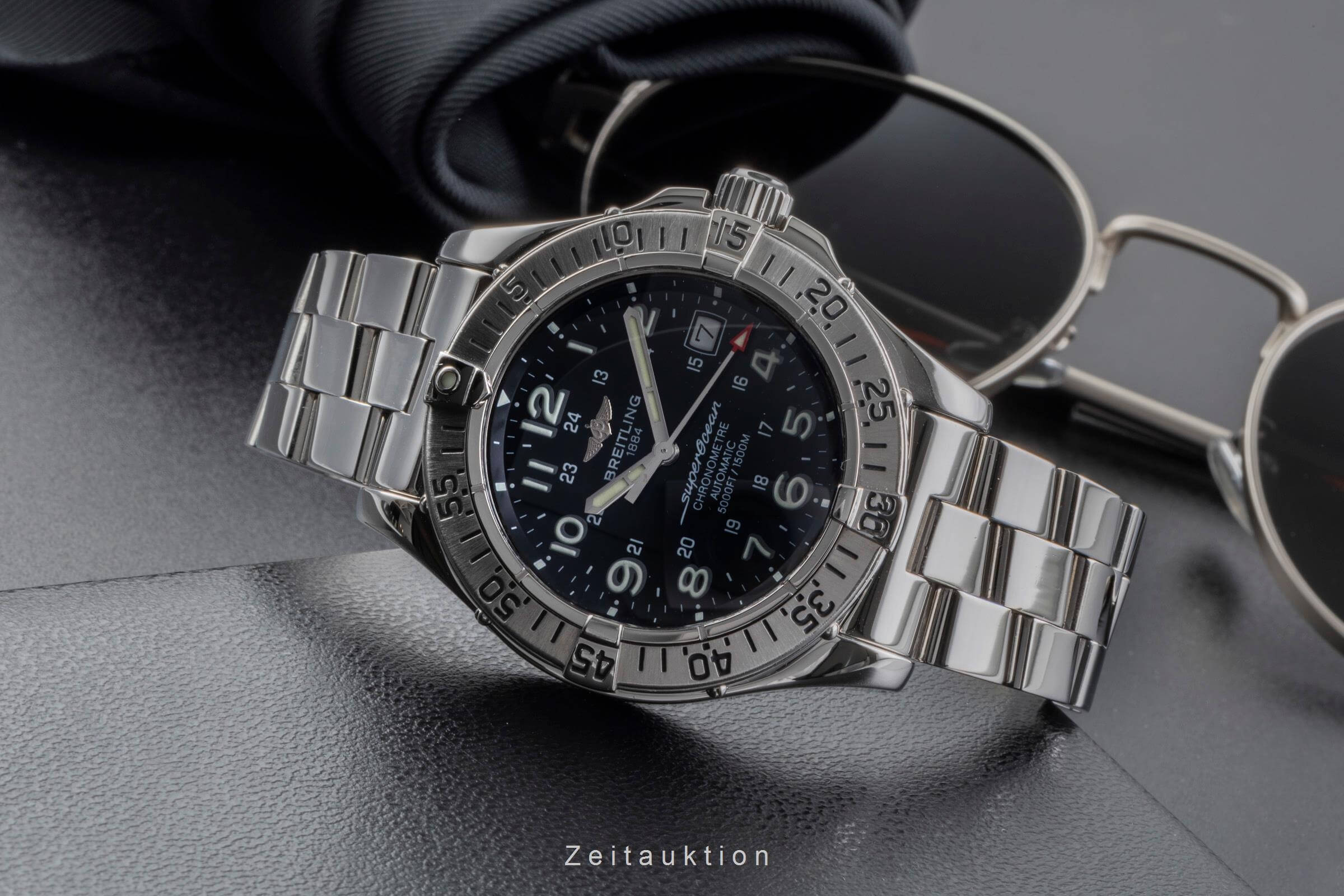 Breitling Superocean acciaio automatismo orologio da uomo A17360 LP: 5300EUR  [2502098]