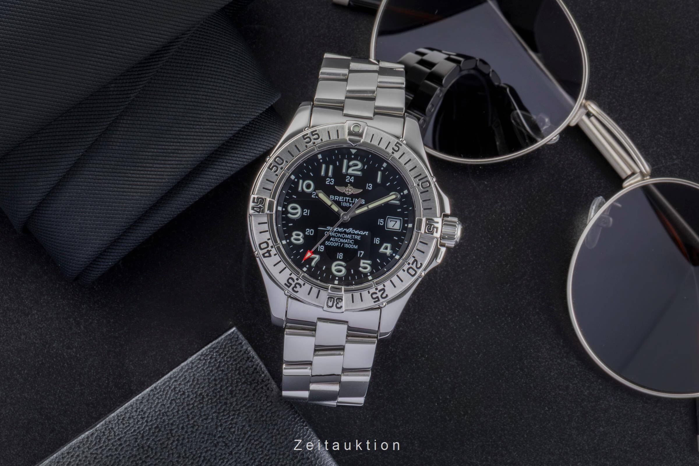 Breitling Superocean acciaio automatismo orologio da uomo A17360 LP: 5300EUR  [2502098]