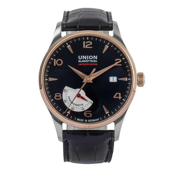 Union Glashütte Noramis acciaio / oro automatismo orologio da uomo D900.424.46.057.09 Limited  [2502101]