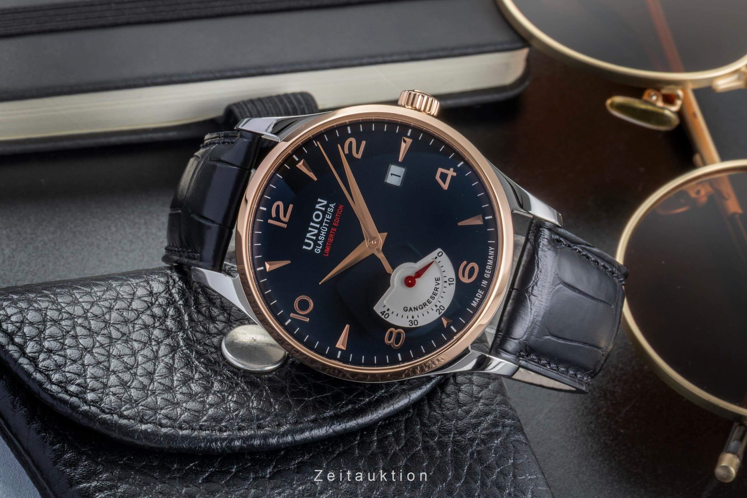 Union Glashütte Noramis acciaio / oro automatismo orologio da uomo D900.424.46.057.09 Limited  [2502101]