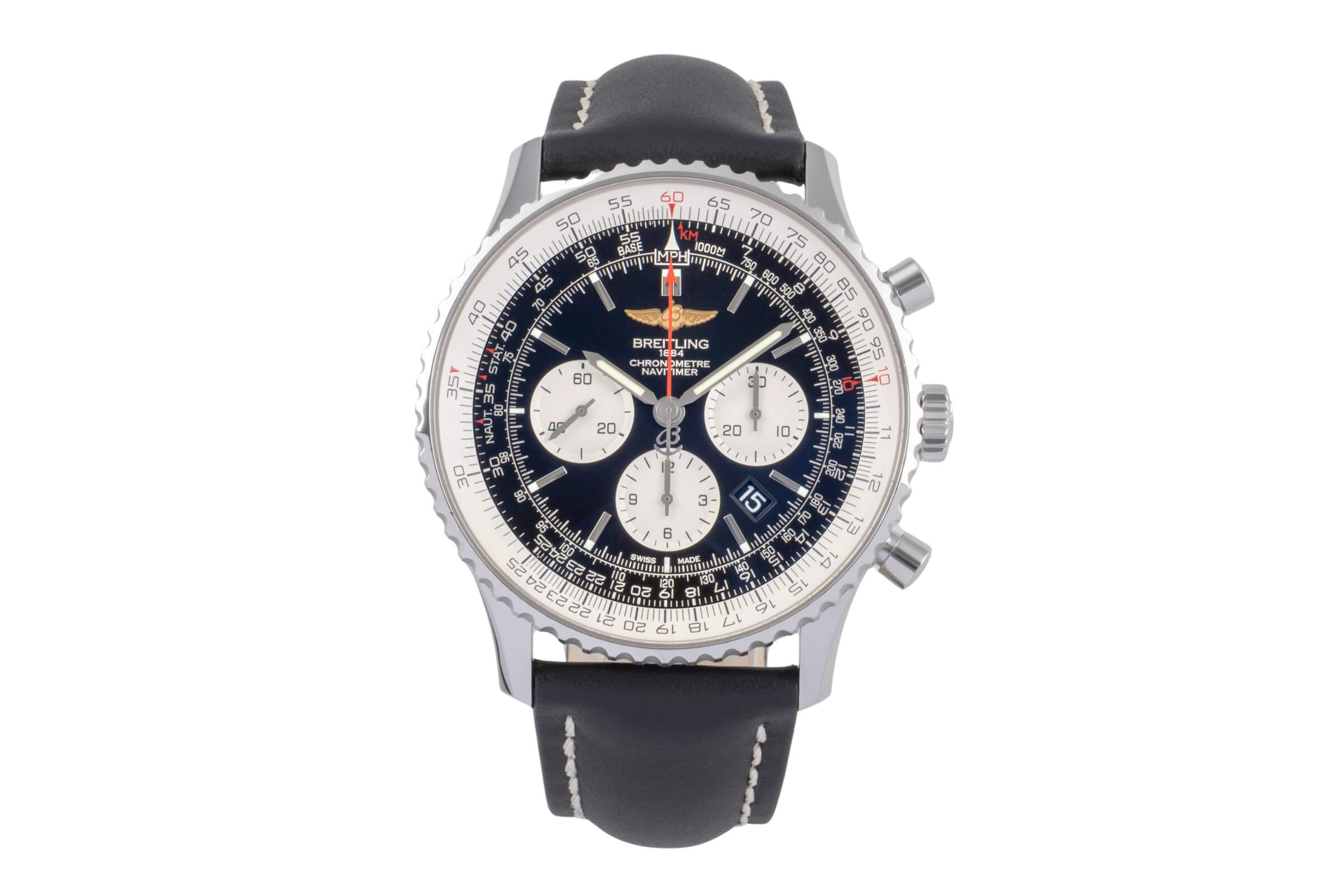 Breitling Navitimer 01 46 chronograph steel automatic men's watch AB012721/BD09 LP: 9150EUR  [2502102]