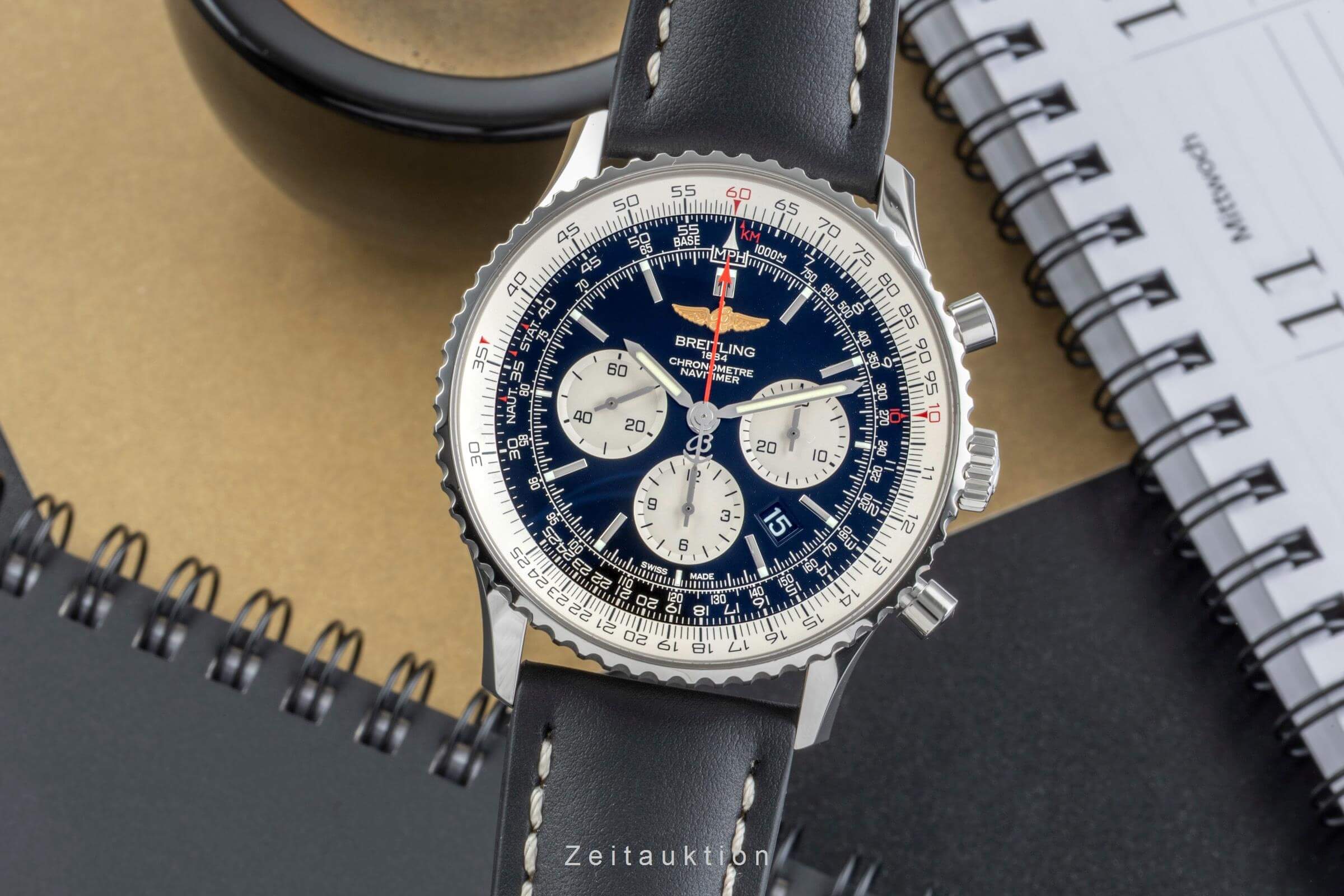 Breitling Navitimer 01 46 chronograph steel automatic men's watch AB012721/BD09 LP: 9150EUR  [2502102]