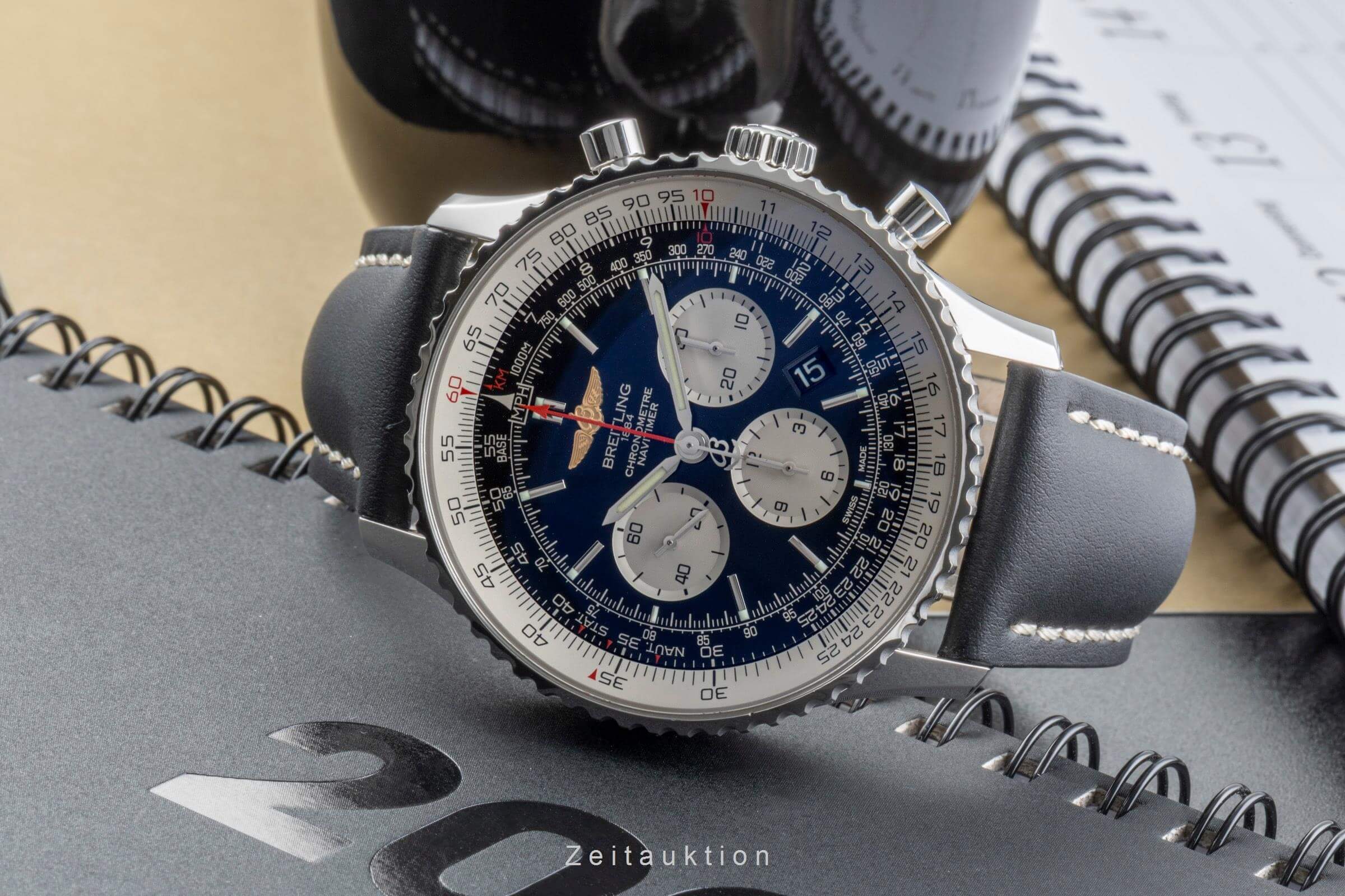 Breitling Navitimer 01 46 chronograph steel automatic men's watch AB012721/BD09 LP: 9150EUR  [2502102]