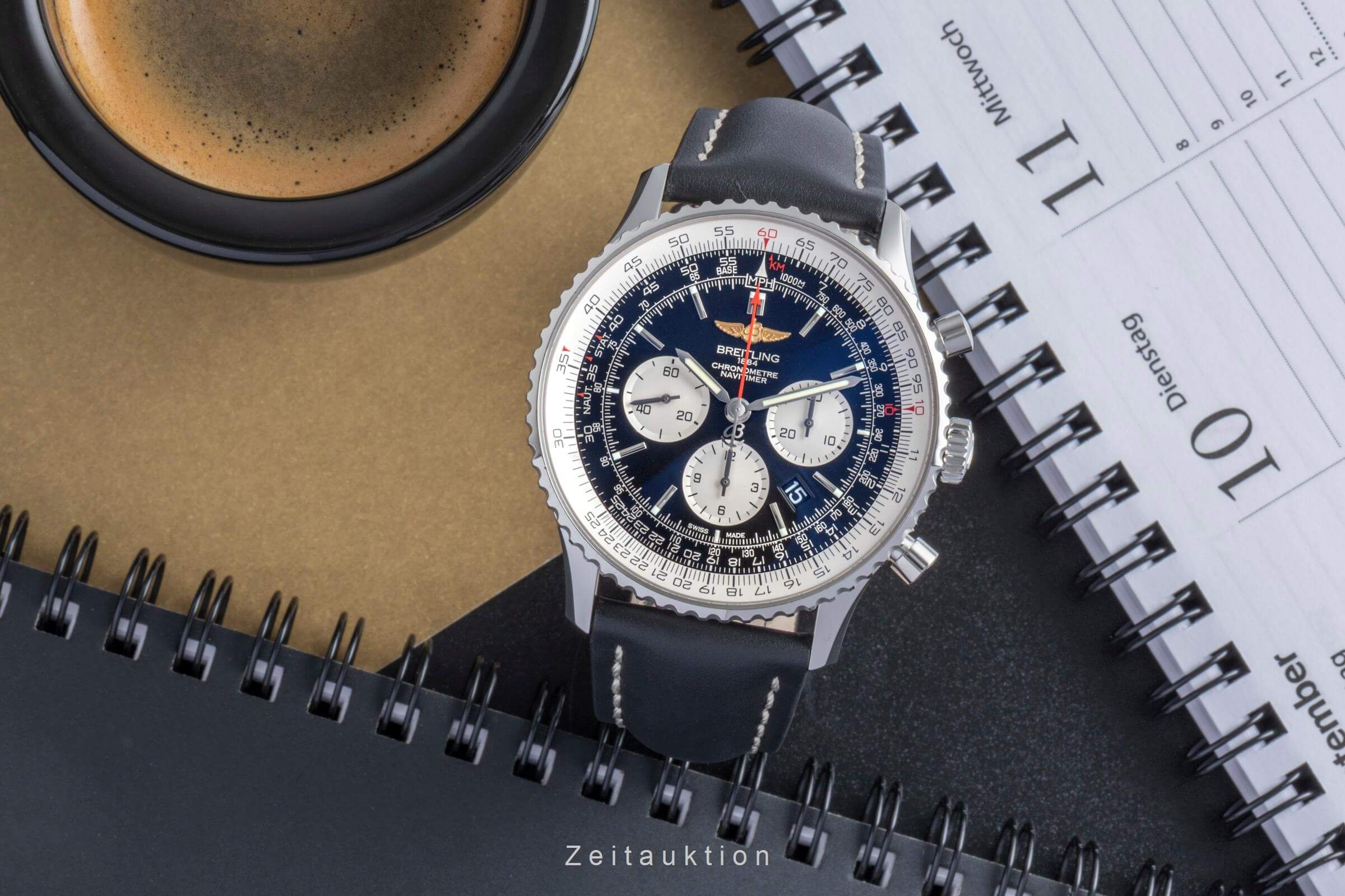 Breitling Navitimer 01 46 chronograph steel automatic men's watch AB012721/BD09 LP: 9150EUR  [2502102]