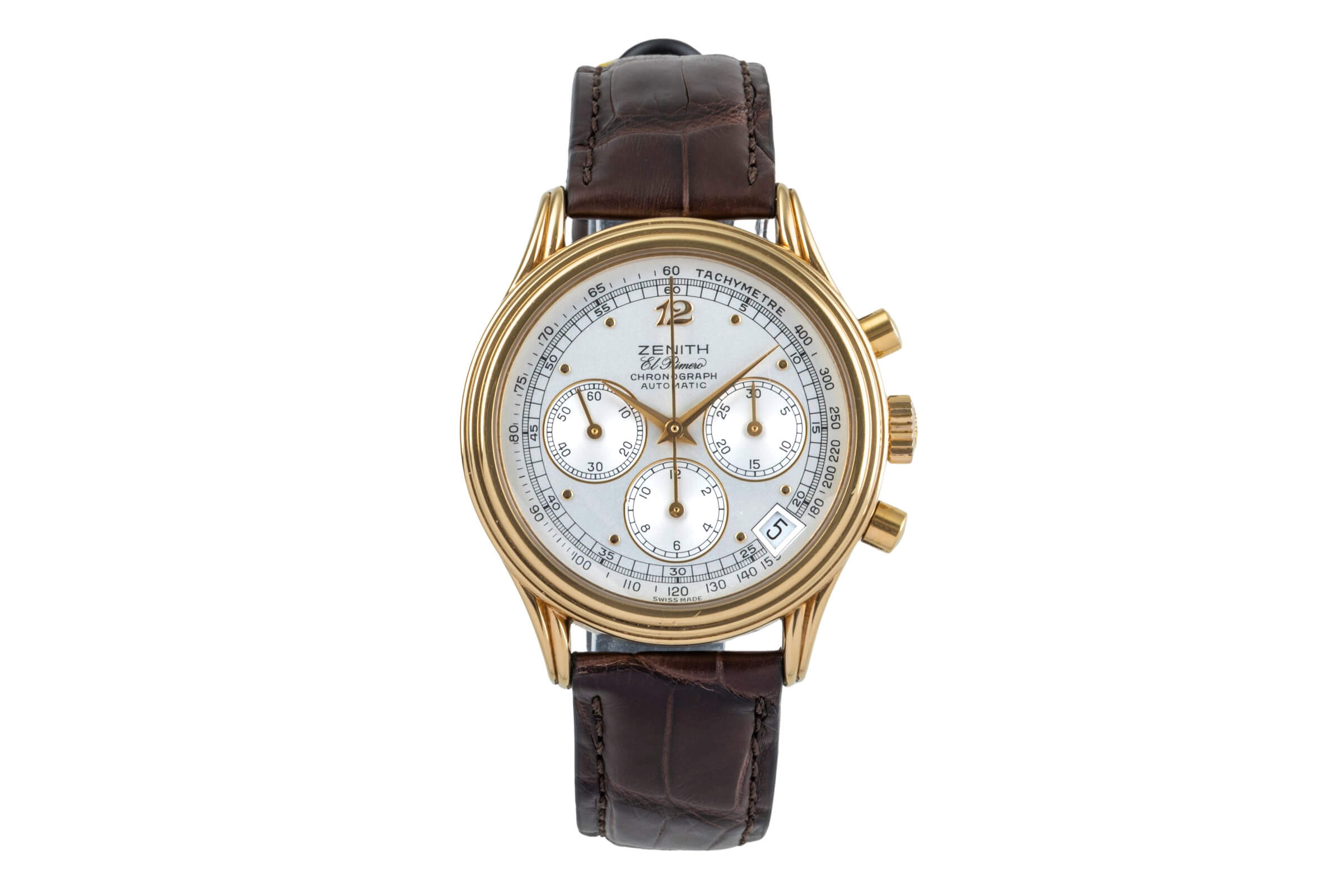 Zenith El Primero cronografo ottone dorato automatismo orologio da uomo 20.0260.400  [2502103]