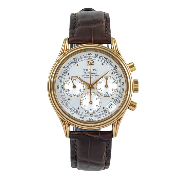 Zenith El Primero cronografo ottone dorato automatismo orologio da uomo 20.0260.400  [2502103]