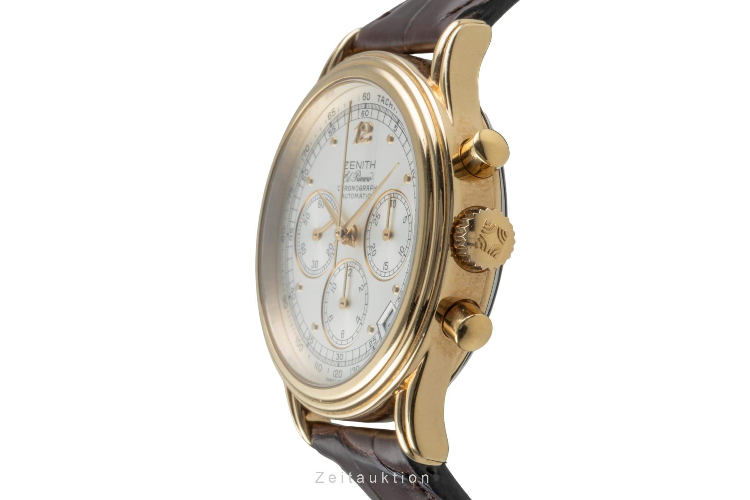 Zenith El Primero cronografo ottone dorato automatismo orologio da uomo 20.0260.400  [2502103]