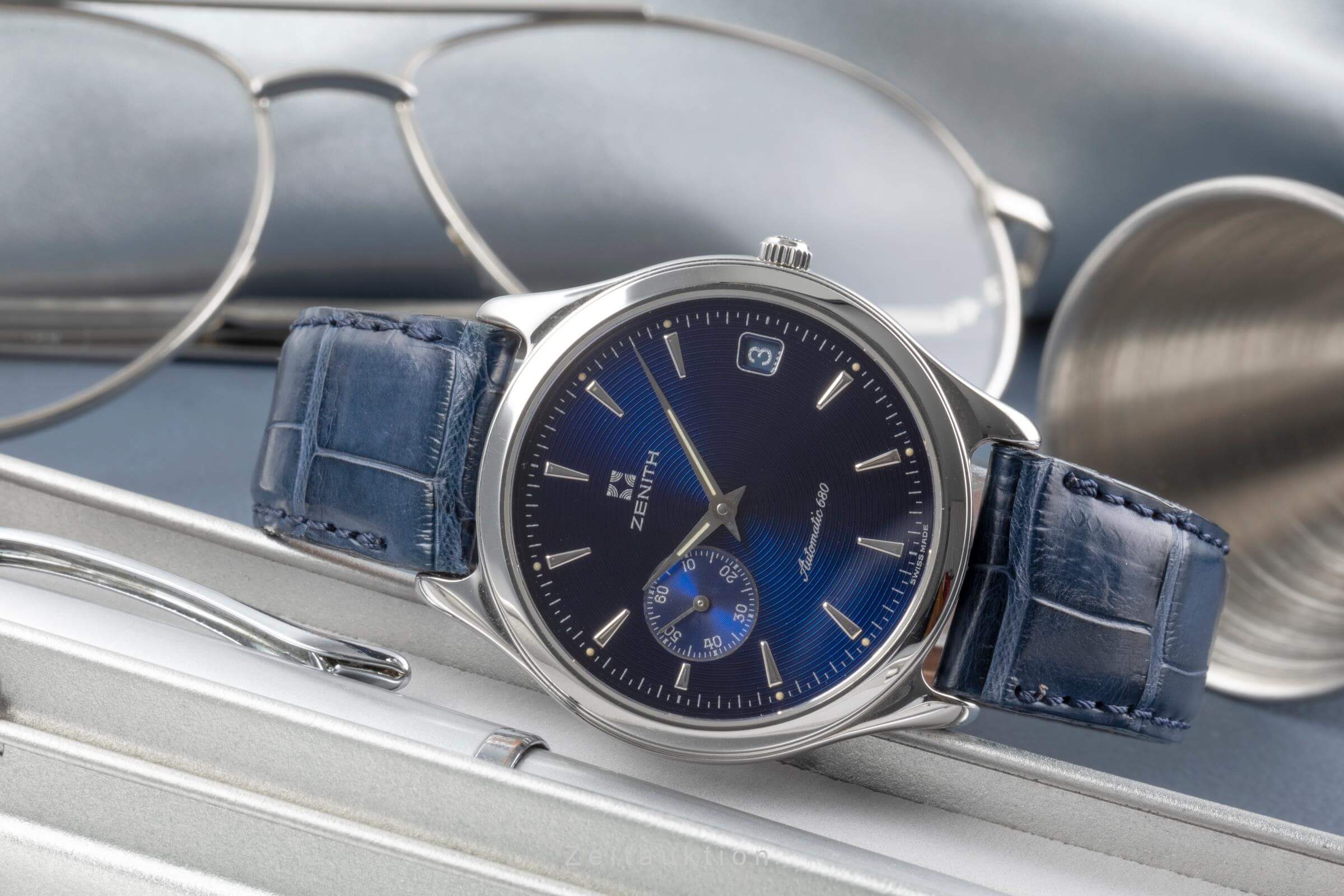 Zenith Elite acero automático reloj para caballeros 90/01.0040.680  [2502104]