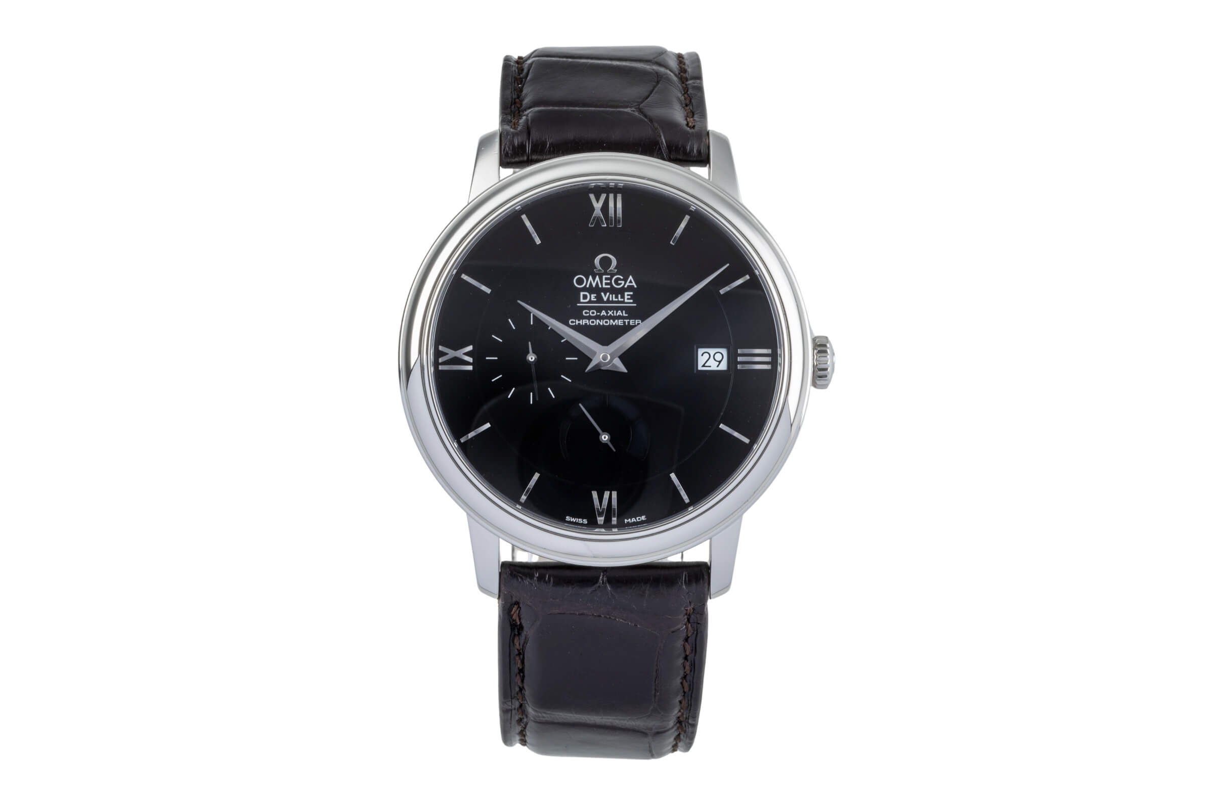 Omega De Ville acciaio automatismo orologio da uomo 424.13.40.21.01.001 LP: 6200EUR  [2502113]