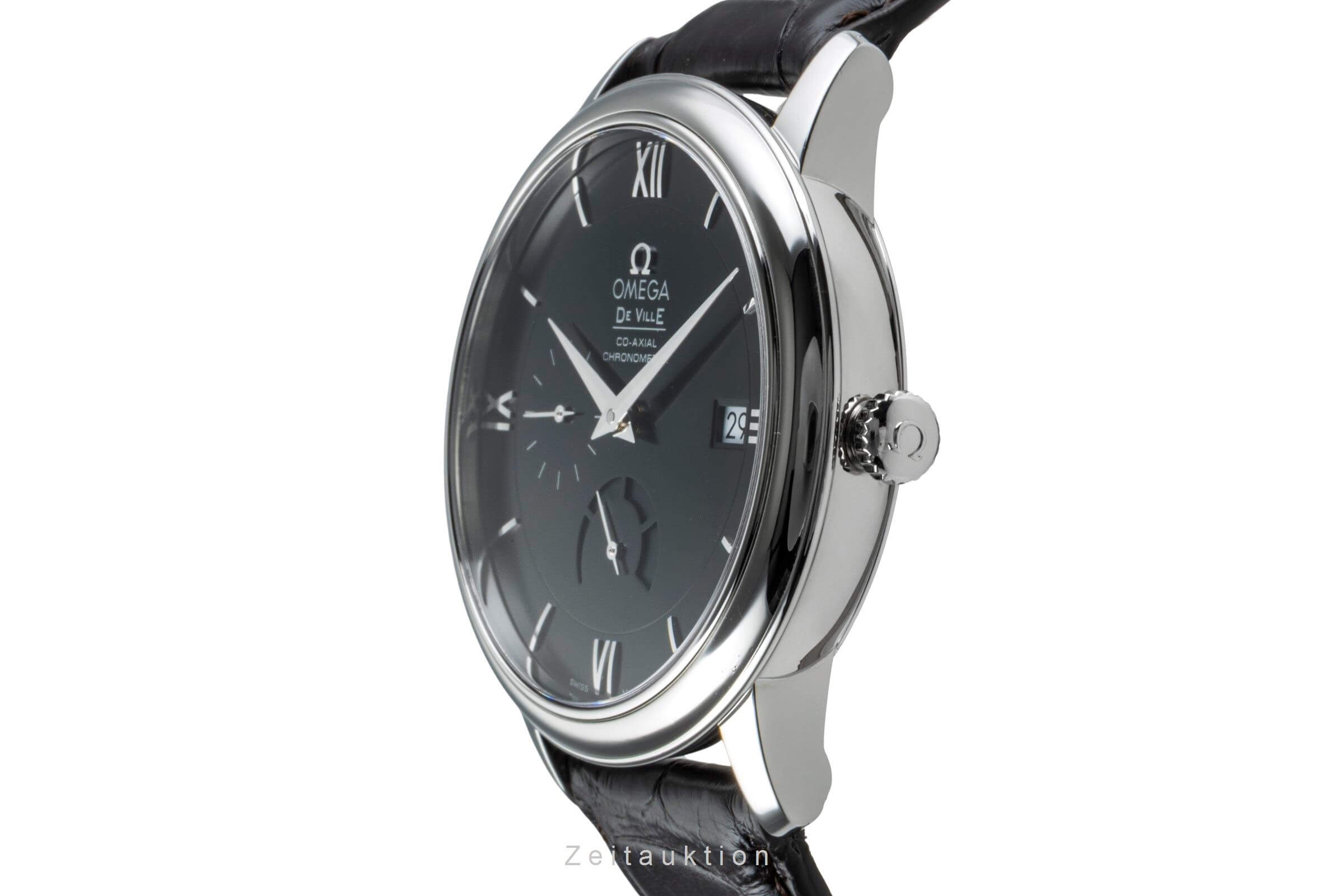 Omega De Ville acciaio automatismo orologio da uomo 424.13.40.21.01.001 LP: 6200EUR  [2502113]