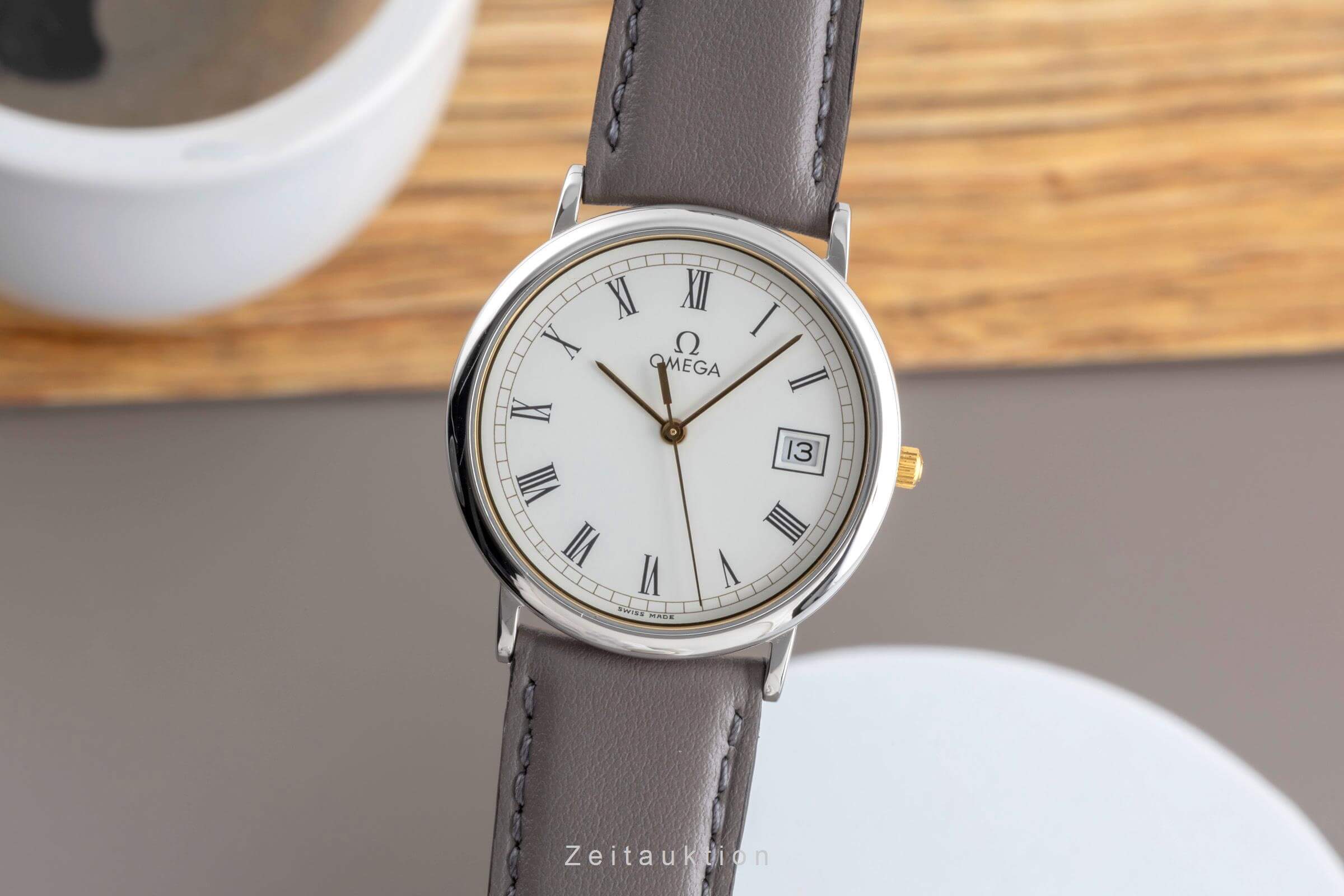 Omega De Ville acero cuarzo reloj para caballeros 196.0312.1  [2502115]