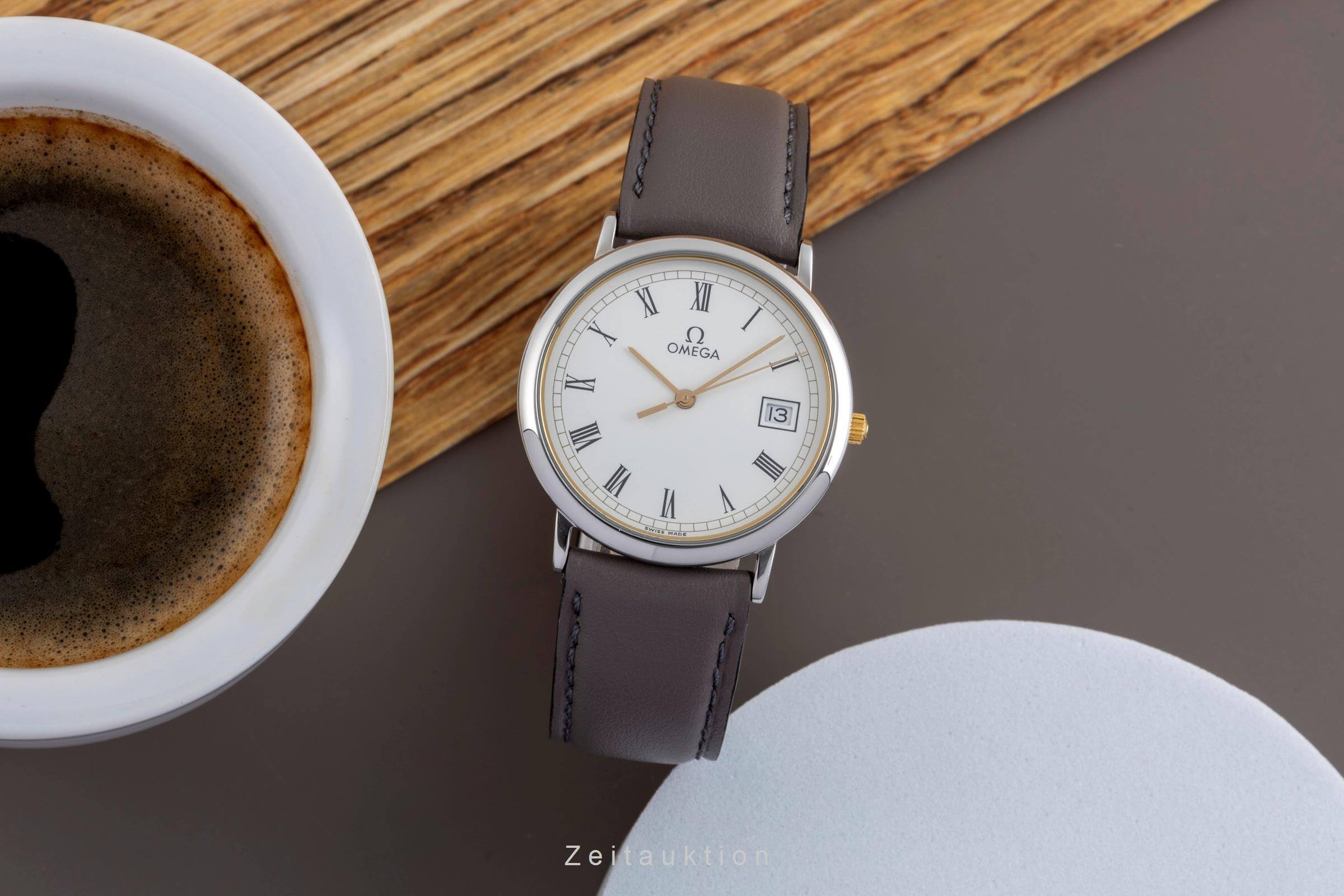 Omega De Ville acero cuarzo reloj para caballeros 196.0312.1  [2502115]