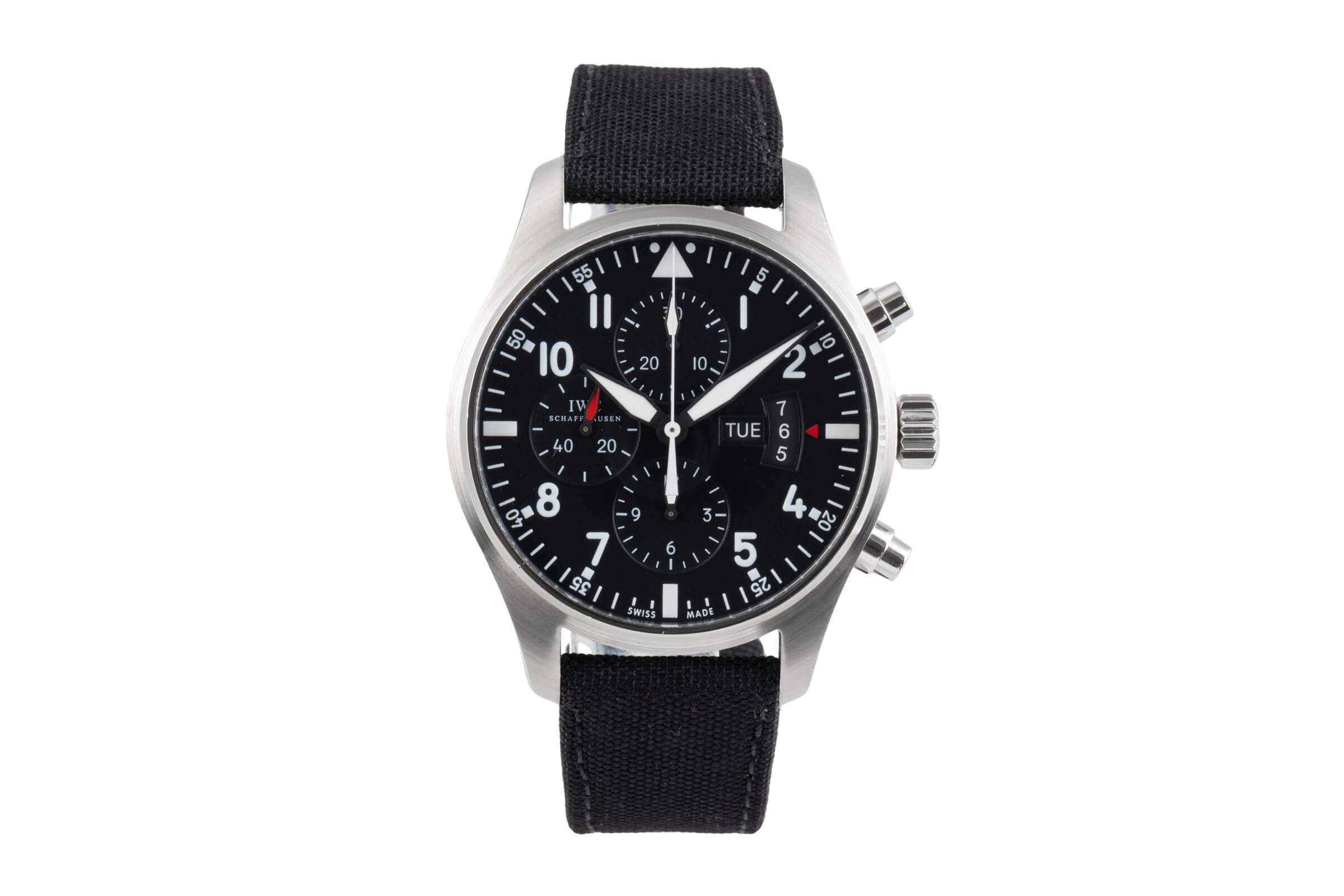 IWC Fliegerchronograph chronograph steel automatic men's watch IW377701 LP: 7300EUR  [2502120]