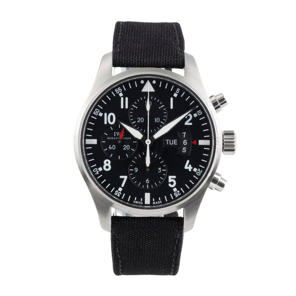 IWC Fliegerchronograph chronograph steel automatic men's watch IW377701 LP: 7300EUR  [2502120]