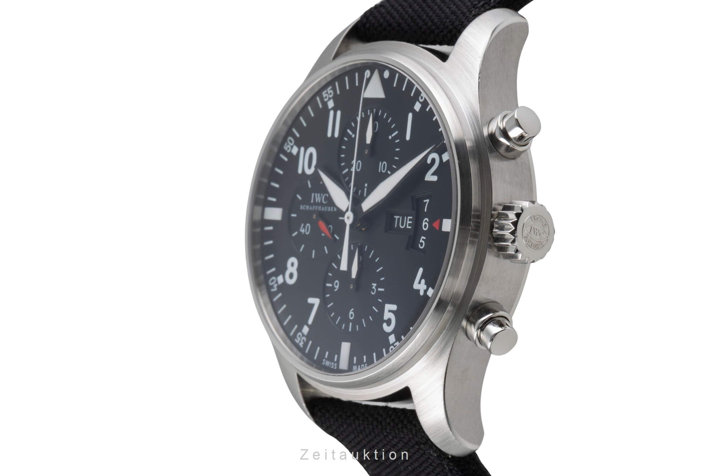 IWC Fliegerchronograph chronograph steel automatic men's watch IW377701 LP: 7300EUR  [2502120]