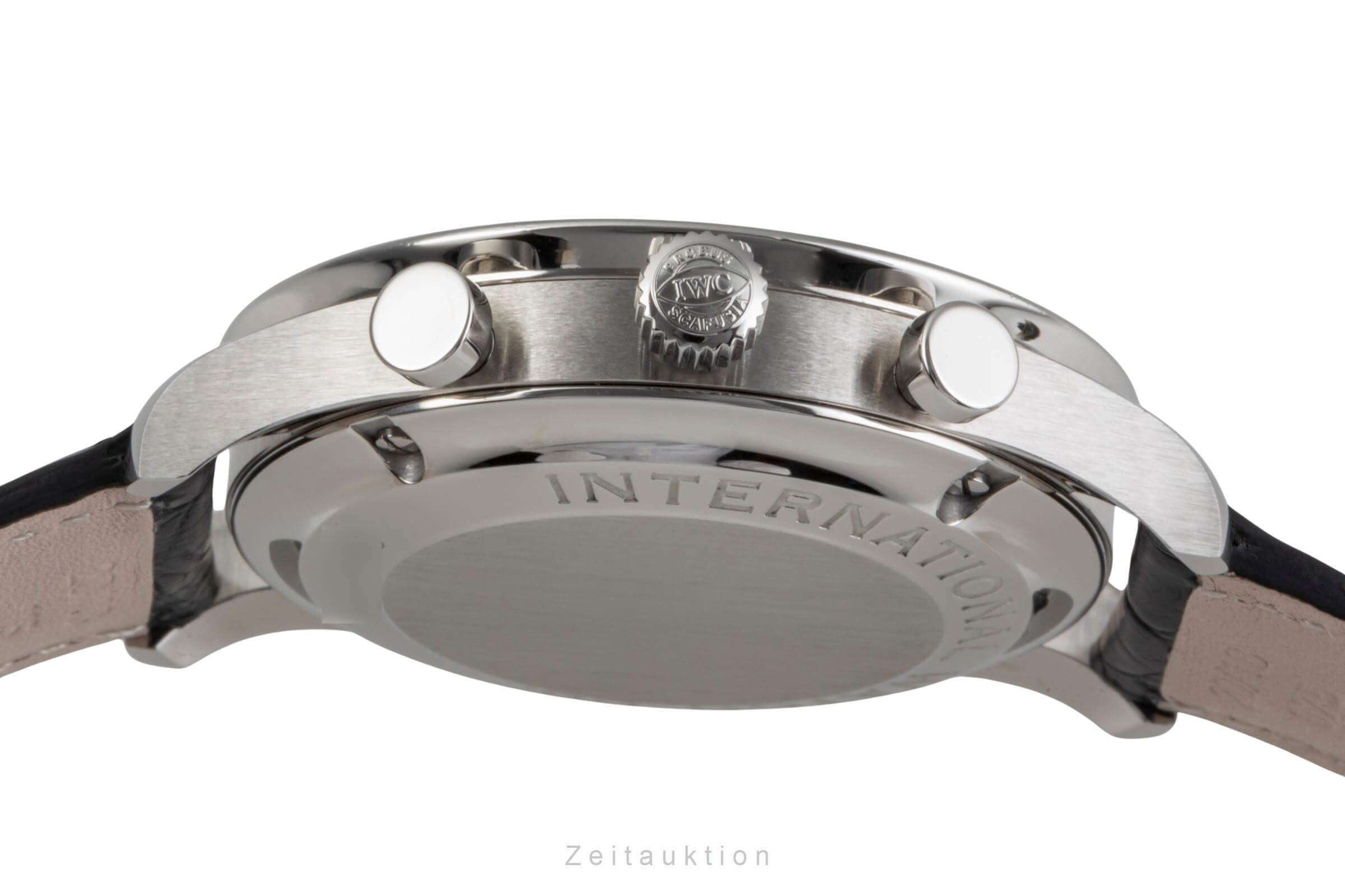 IWC Portugieser cronografo acciaio automatismo orologio da uomo IW371401 LP: 9100EUR  [2502122]