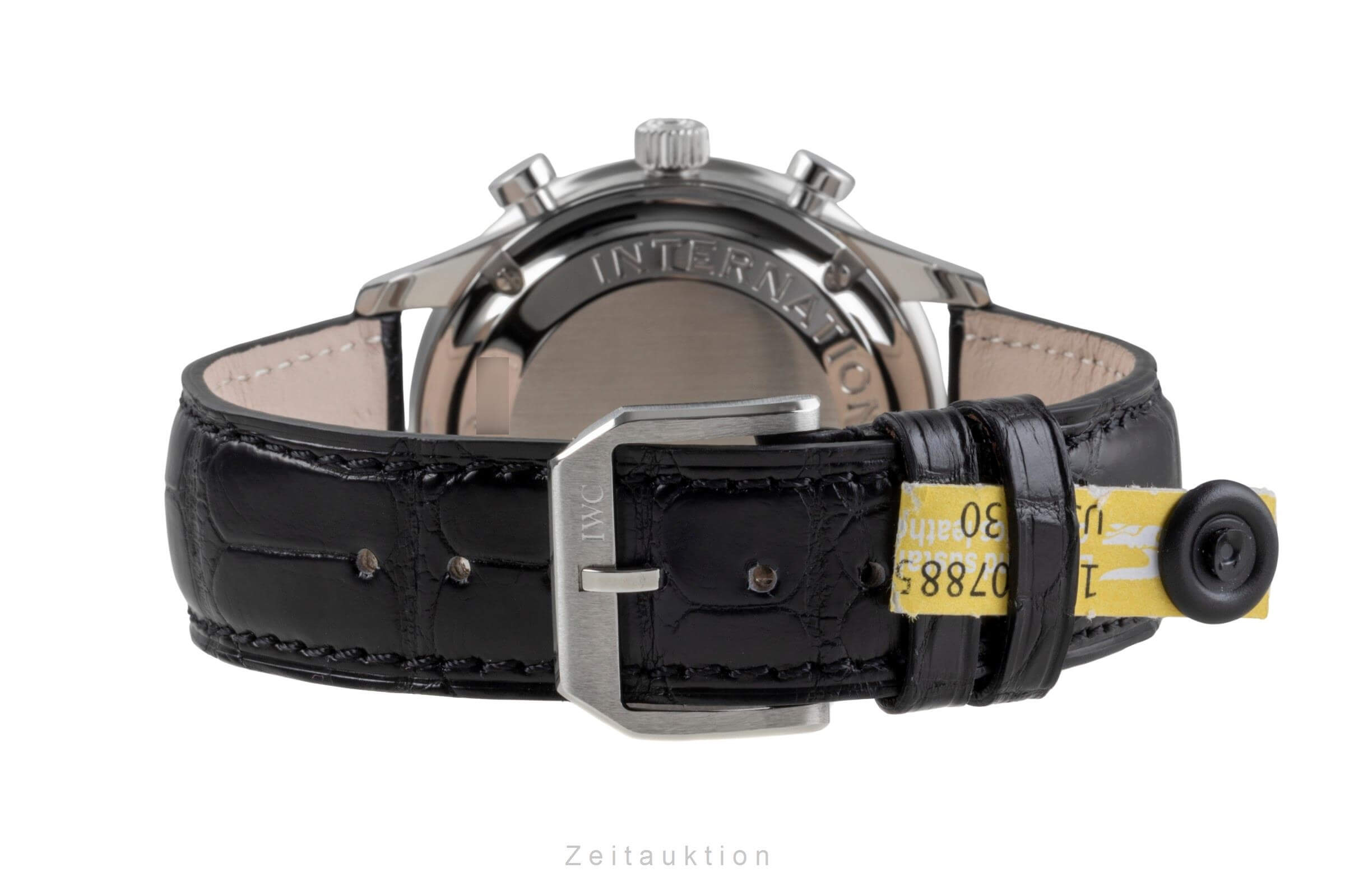 IWC Portugieser cronografo acciaio automatismo orologio da uomo IW371401 LP: 9100EUR  [2502122]