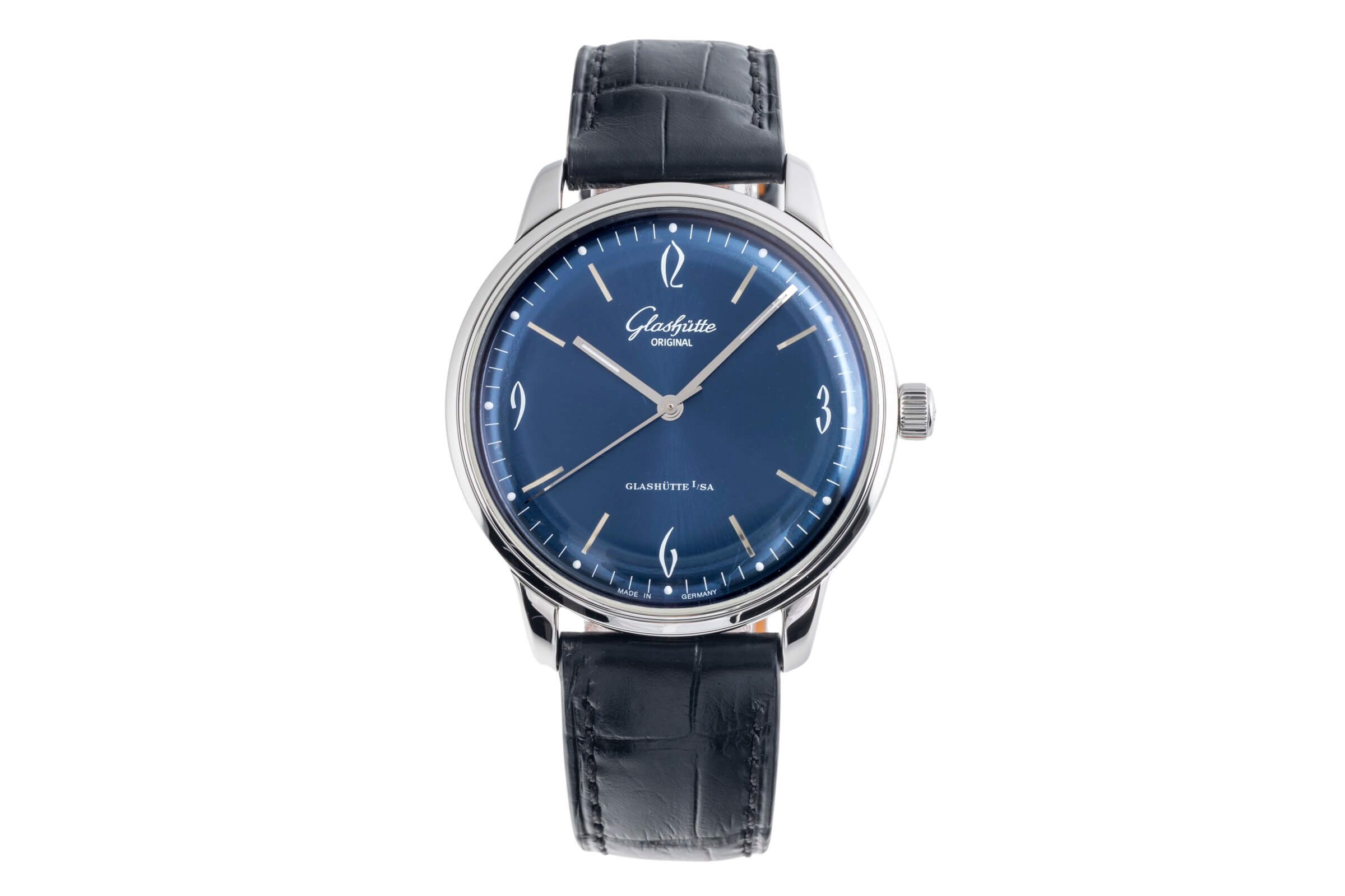 Glashütte acciaio automatismo orologio da uomo 1-39-52-06-02-04 LP: 7100EUR  [2502123]