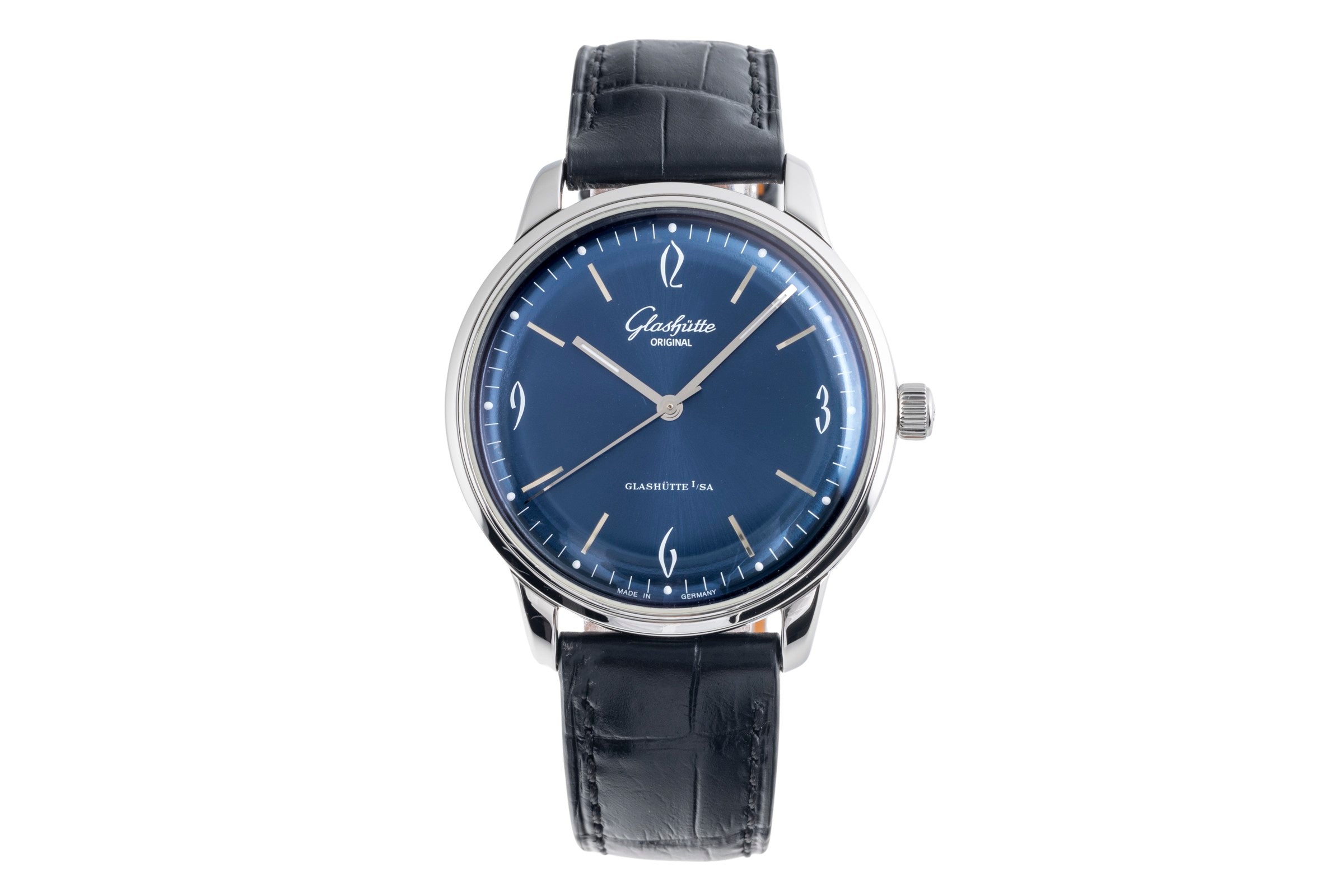 Glashütte acier automatique montre pour hommes 1-39-52-06-02-04 LP: 7100EUR  [2502123]