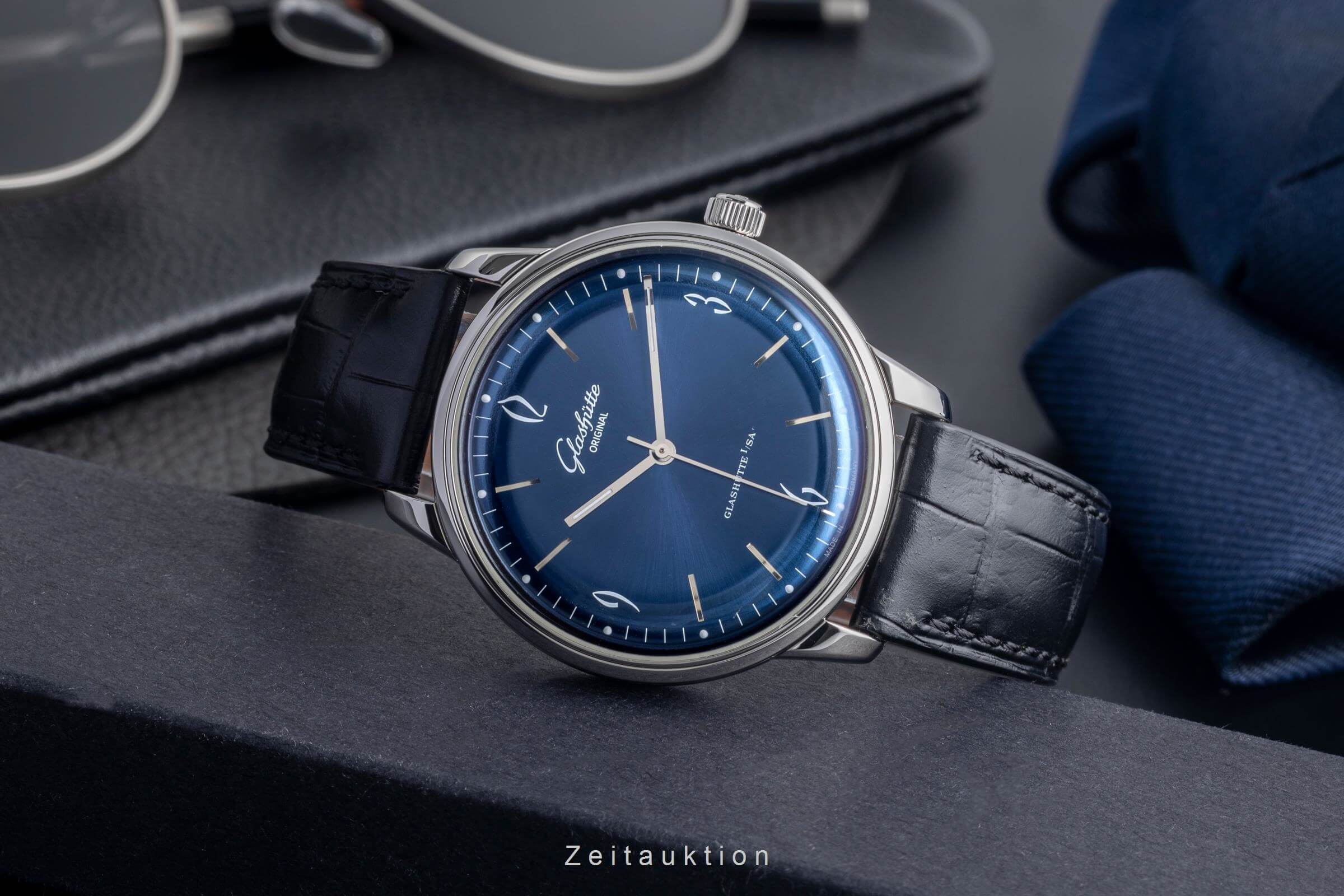 Glashütte acciaio automatismo orologio da uomo 1-39-52-06-02-04 LP: 7100EUR  [2502123]