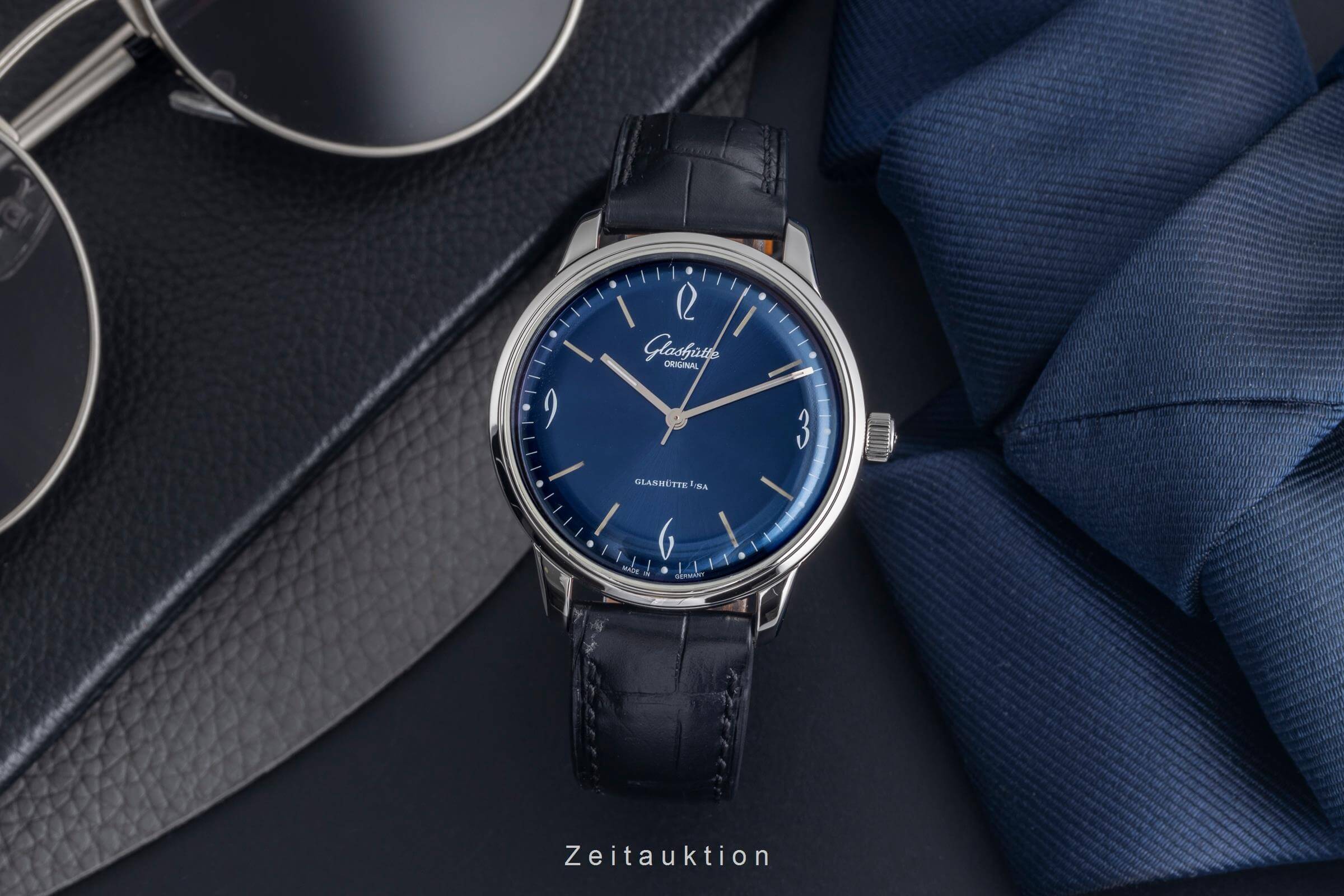 Glashütte acciaio automatismo orologio da uomo 1-39-52-06-02-04 LP: 7100EUR  [2502123]