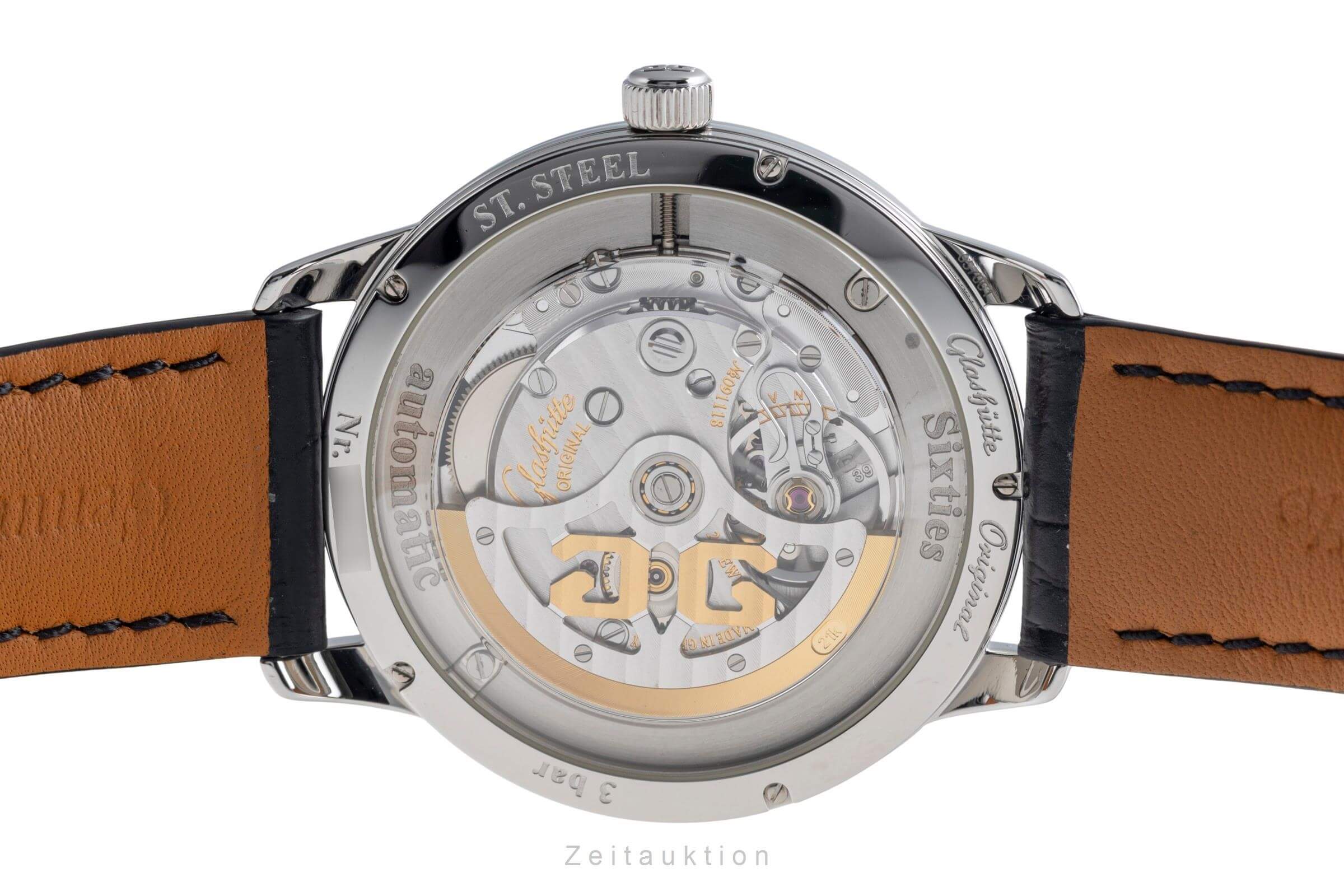 Glashütte acciaio automatismo orologio da uomo 1-39-52-06-02-04 LP: 7100EUR  [2502123]