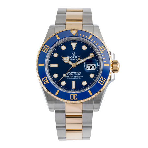 Rolex Submariner acier / or  automatique montre pour hommes 126613LB  [2502126]