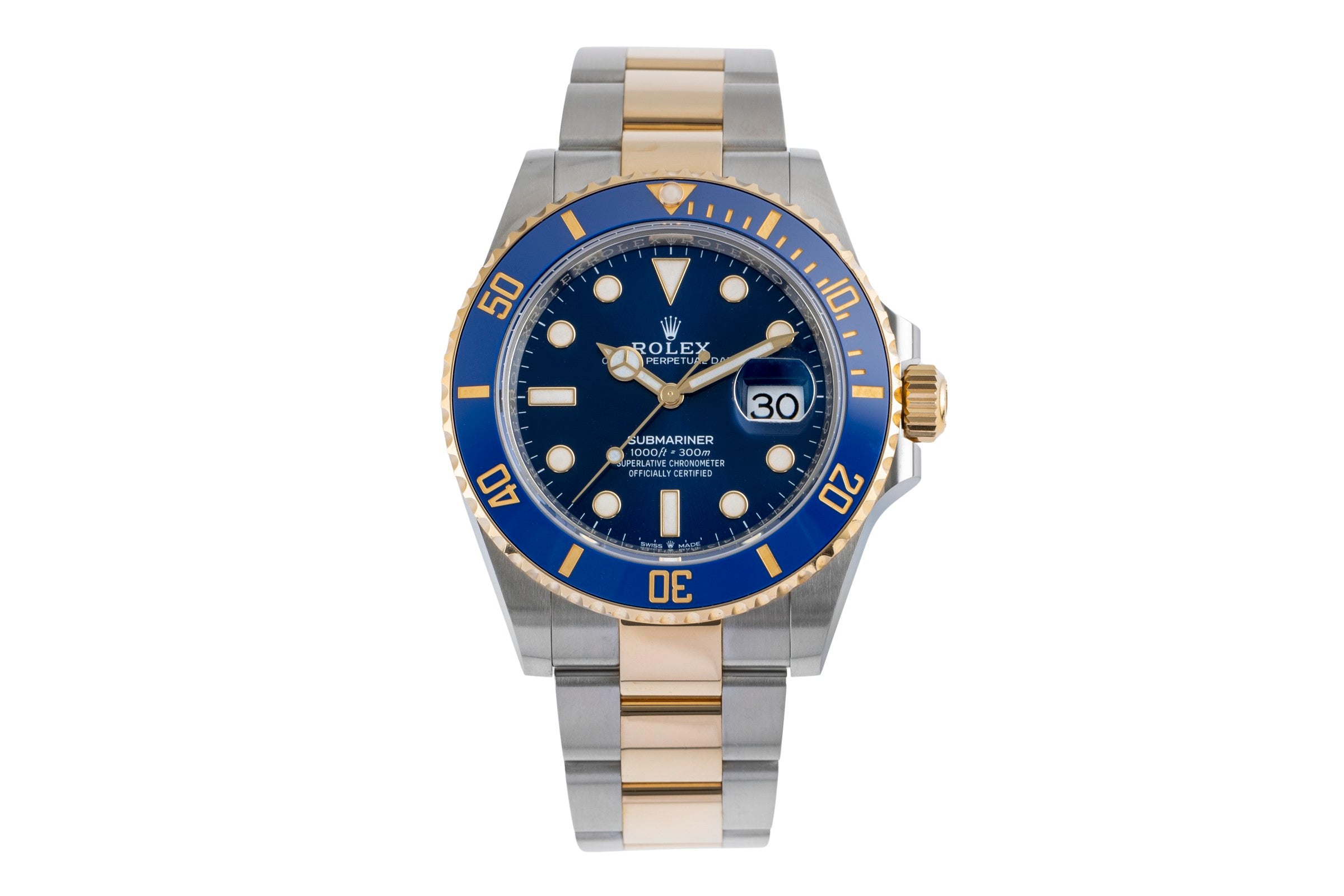 Rolex Submariner acero / oro automático reloj para caballeros 126613LB  [2502126]