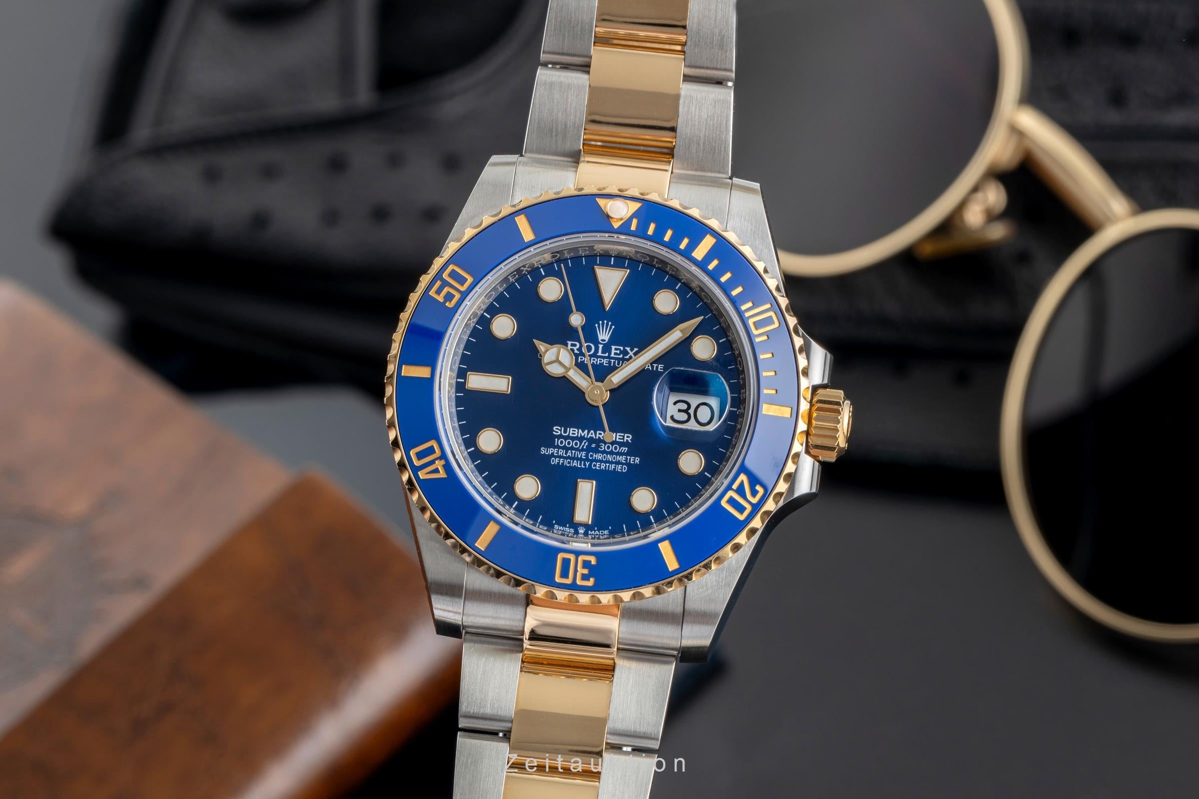 Rolex Submariner acier / or  automatique montre pour hommes 126613LB  [2502126]