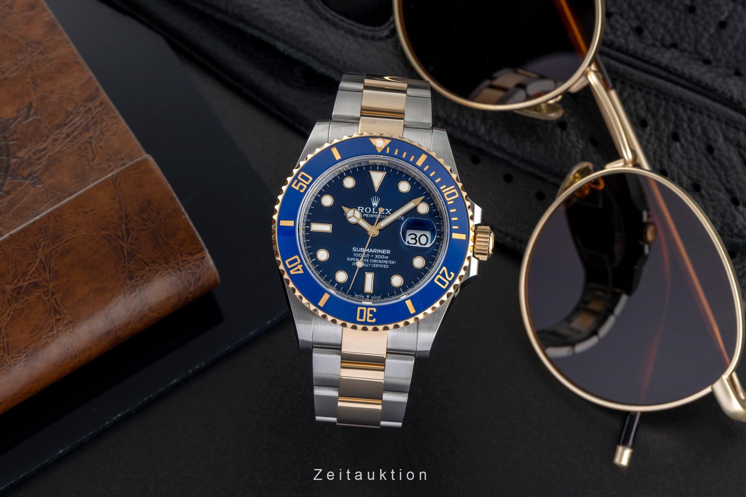 Rolex Submariner acier / or  automatique montre pour hommes 126613LB  [2502126]