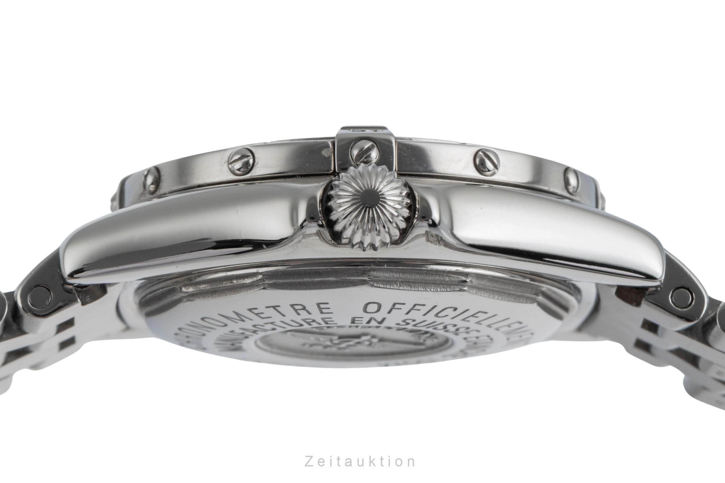 Breitling Callistino Lady Datum Perlmutt Quarz Damenuhr Edelstahl Ref. A72345  [2502127]