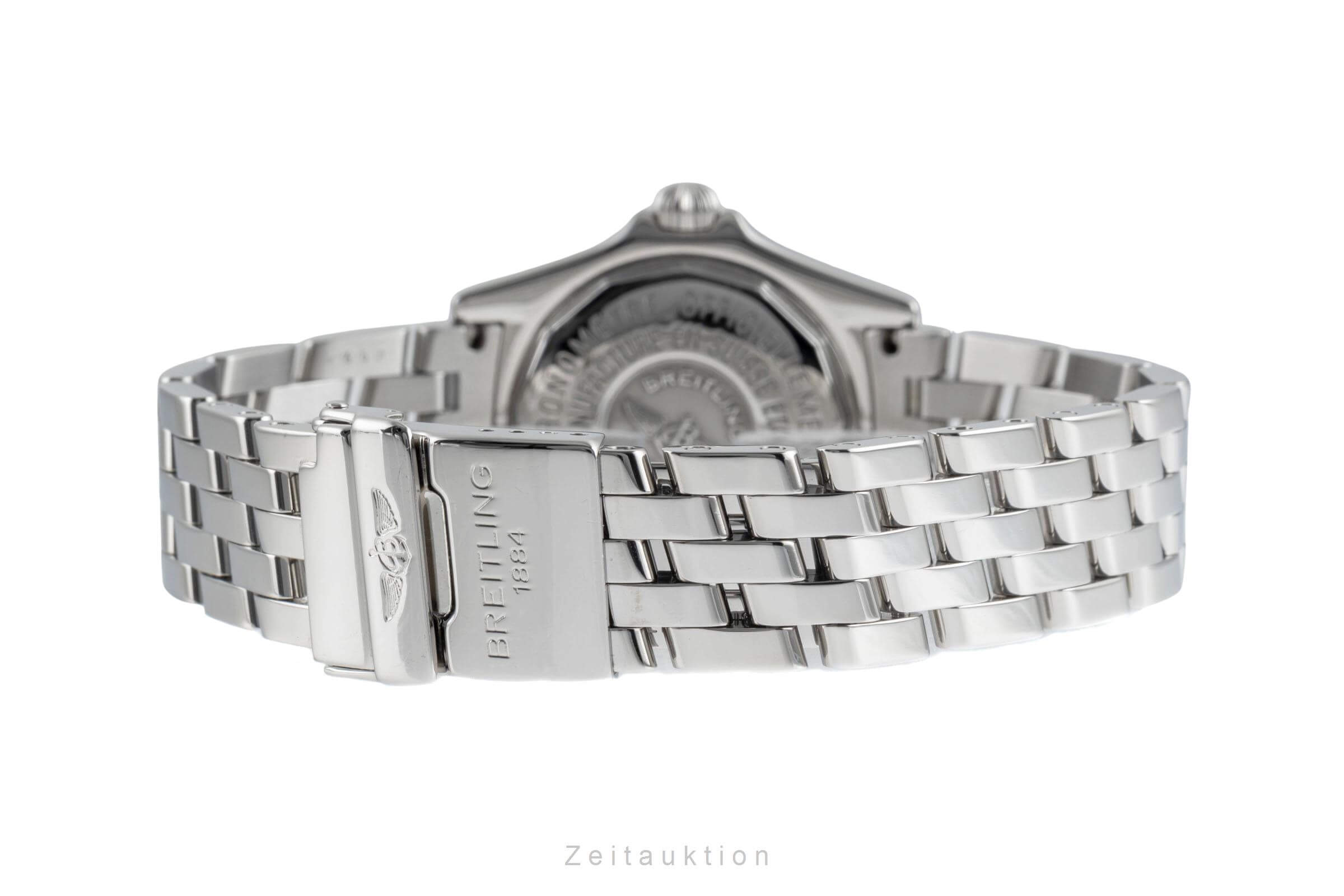 Breitling Callistino Lady Datum Perlmutt Quarz Damenuhr Edelstahl Ref. A72345  [2502127]