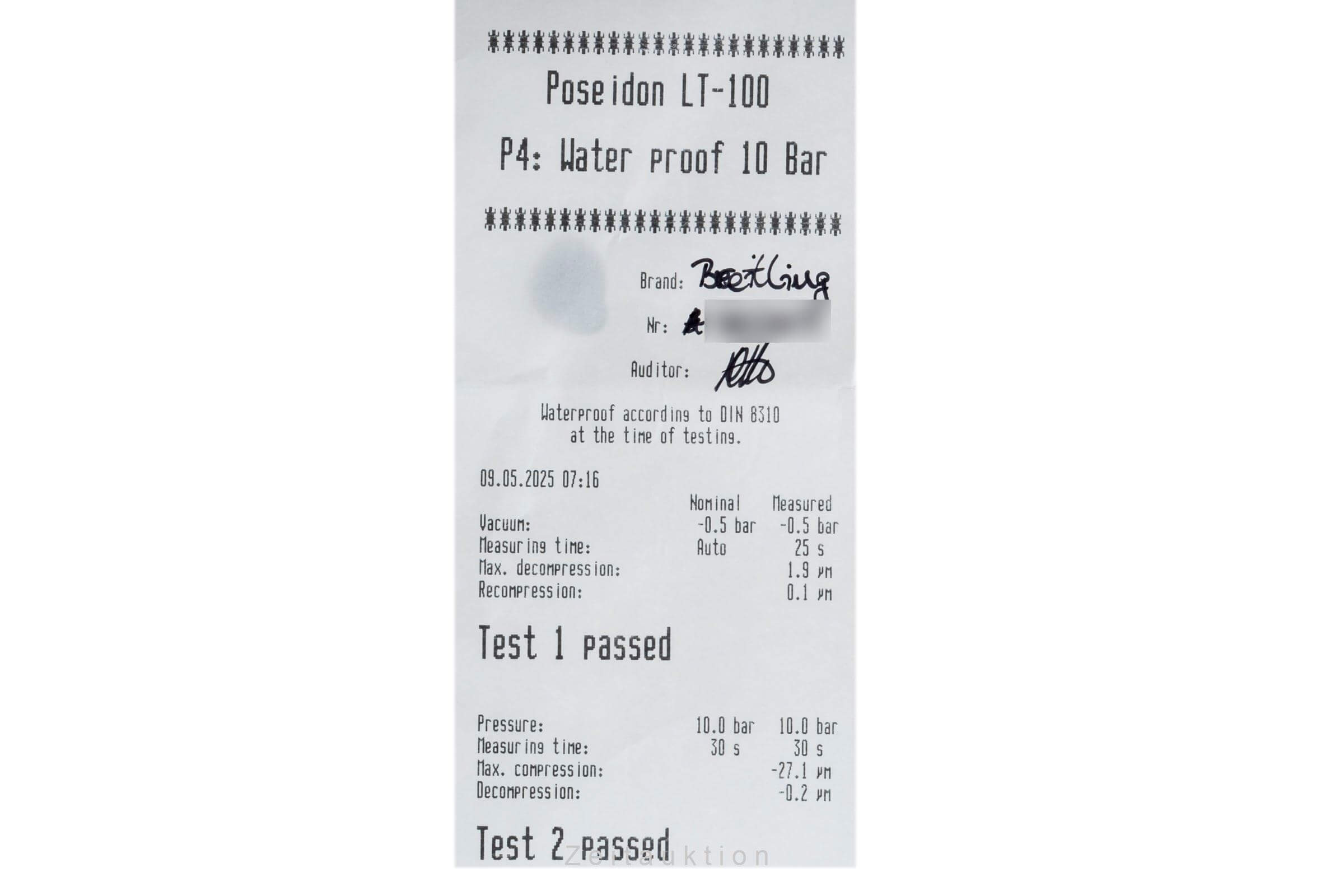 Breitling Callistino Lady Datum Perlmutt Quarz Damenuhr Edelstahl Ref. A72345  [2502127]