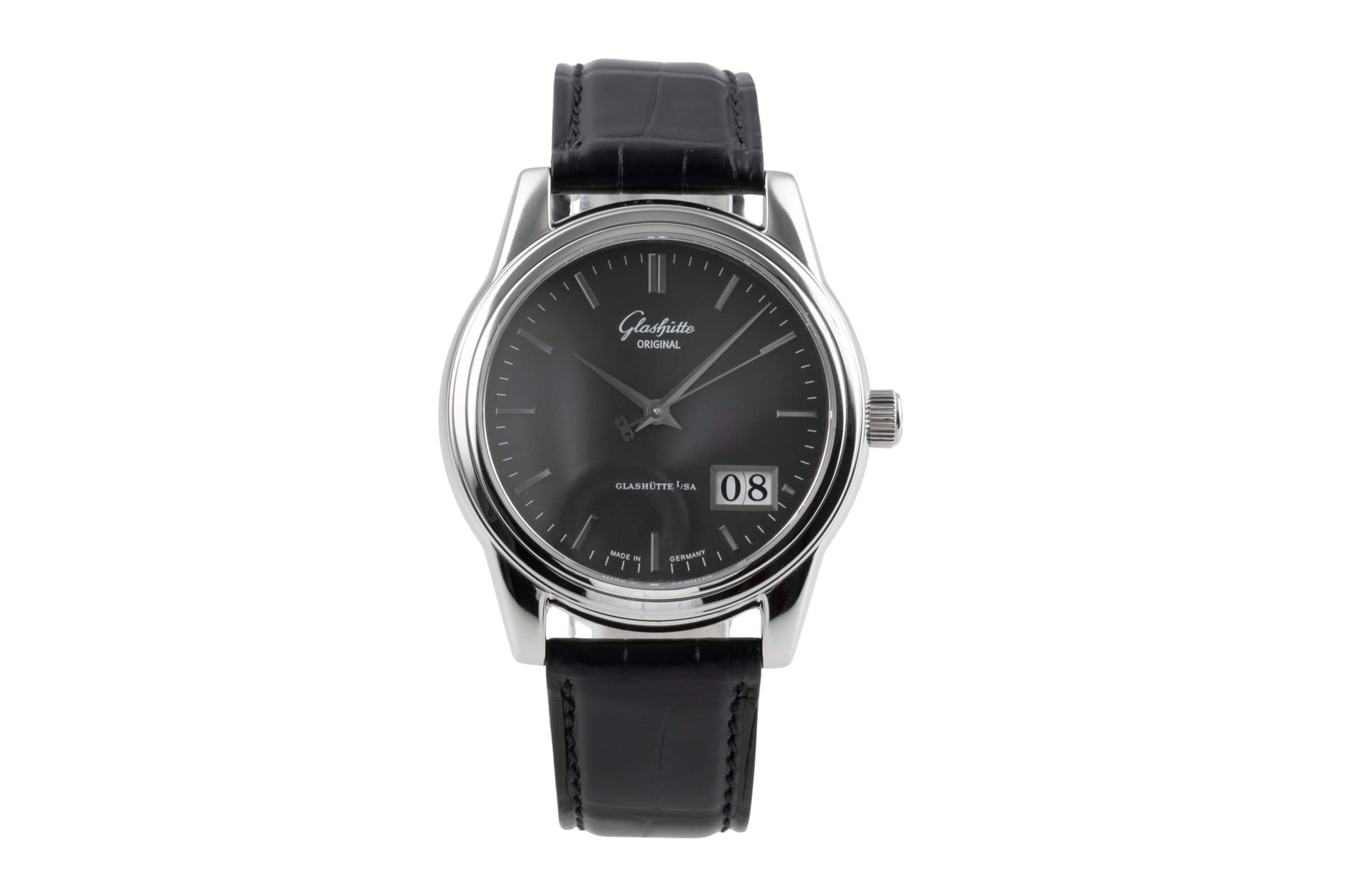 Glashütte Senator steel automatic men's watch 39.42.14.24.04  [2502128]