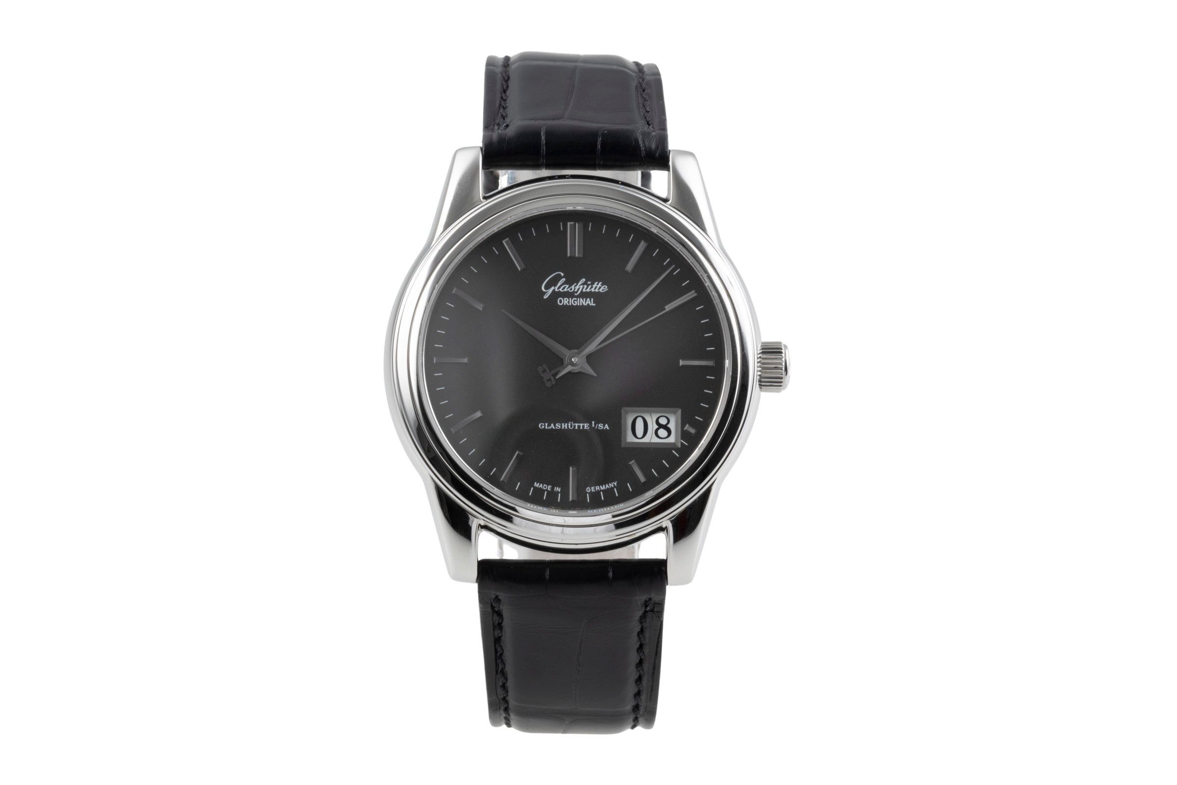 Glashütte Senator steel automatic men's watch 39.42.14.24.04  [2502128]