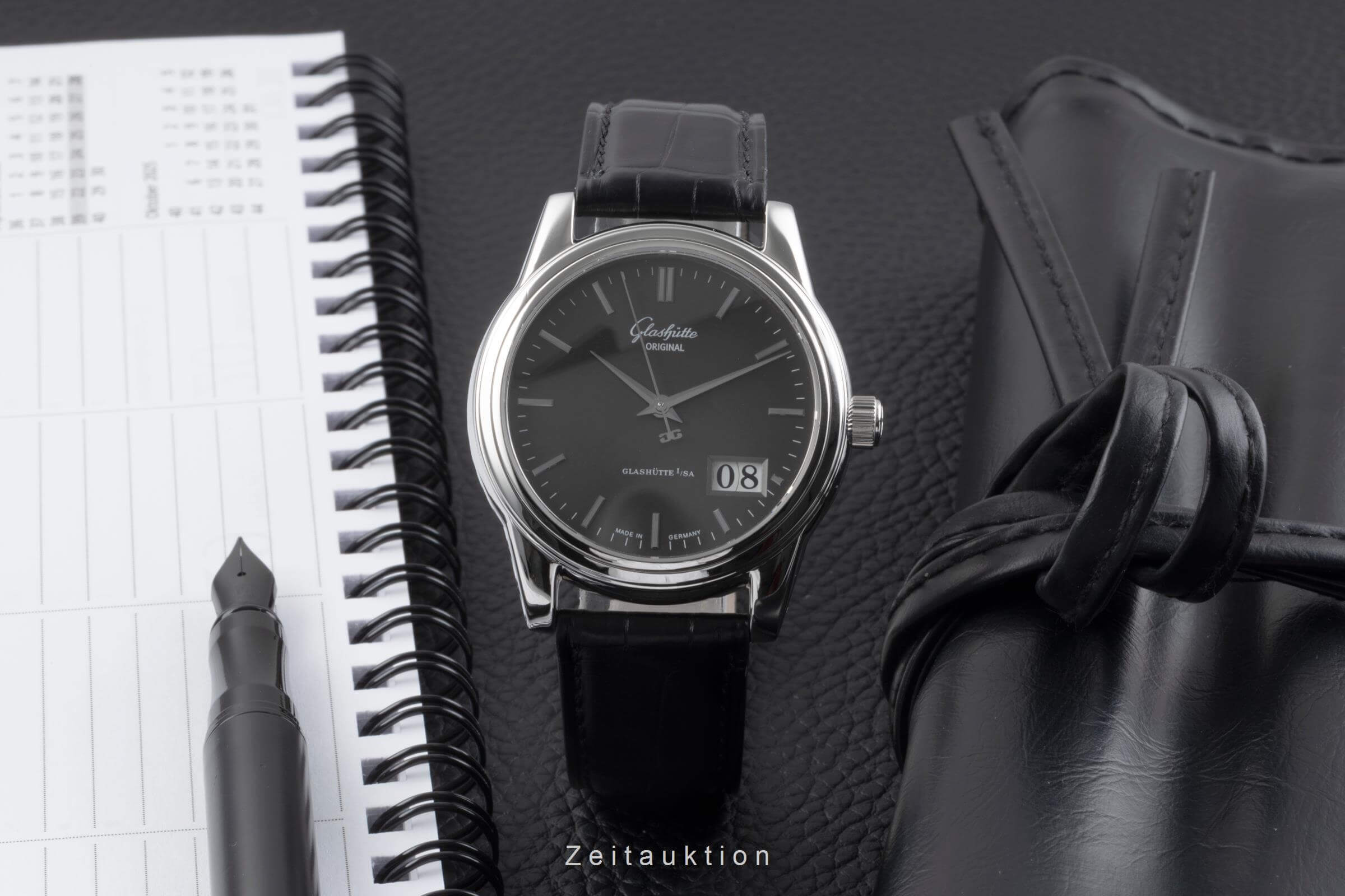 Glashütte Senator steel automatic men's watch 39.42.14.24.04  [2502128]